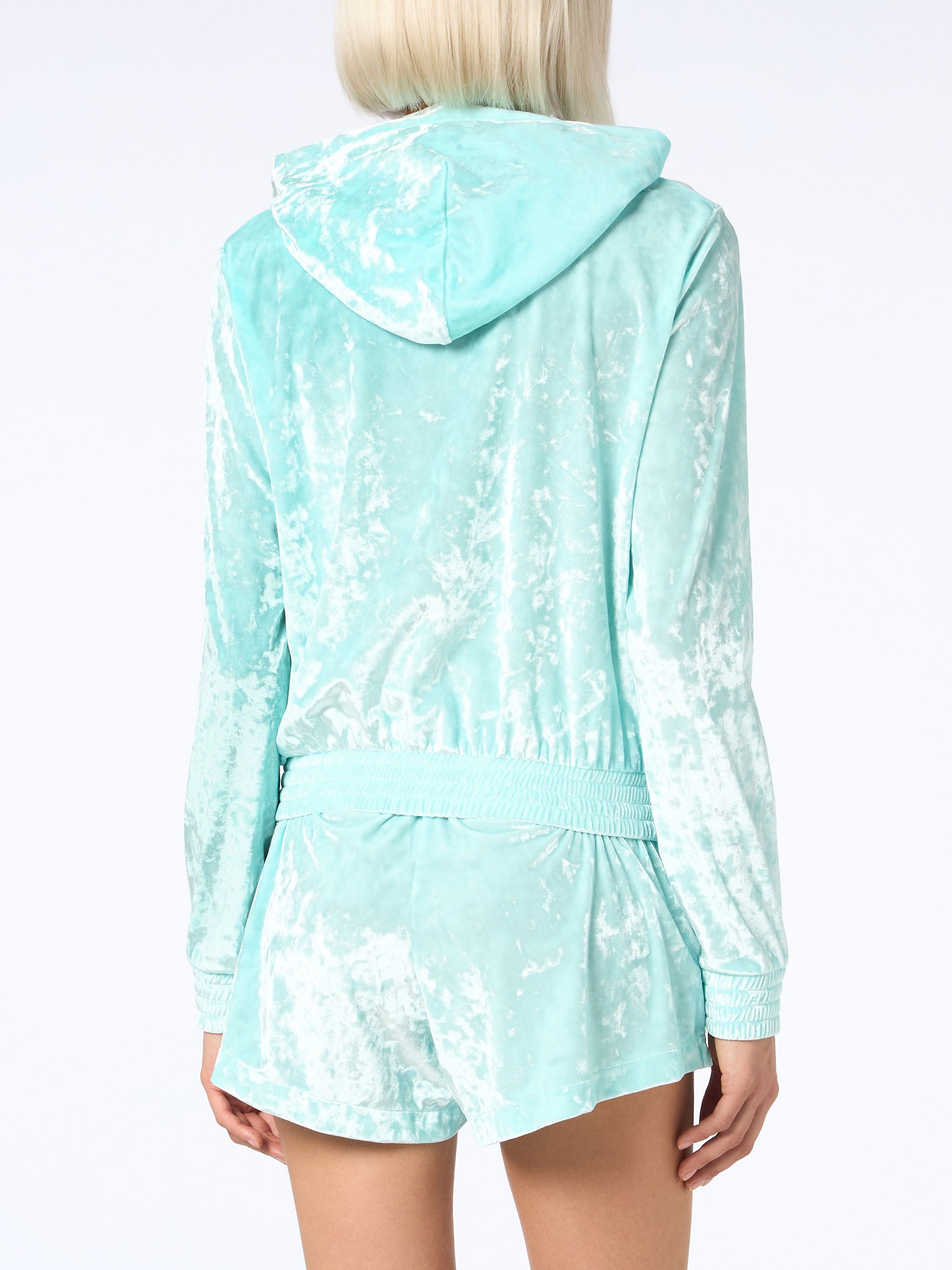 mc2-saint-barth-felpa-jasmine-con-zip-in-ciniglia-verde-acqua-da-donna image 3