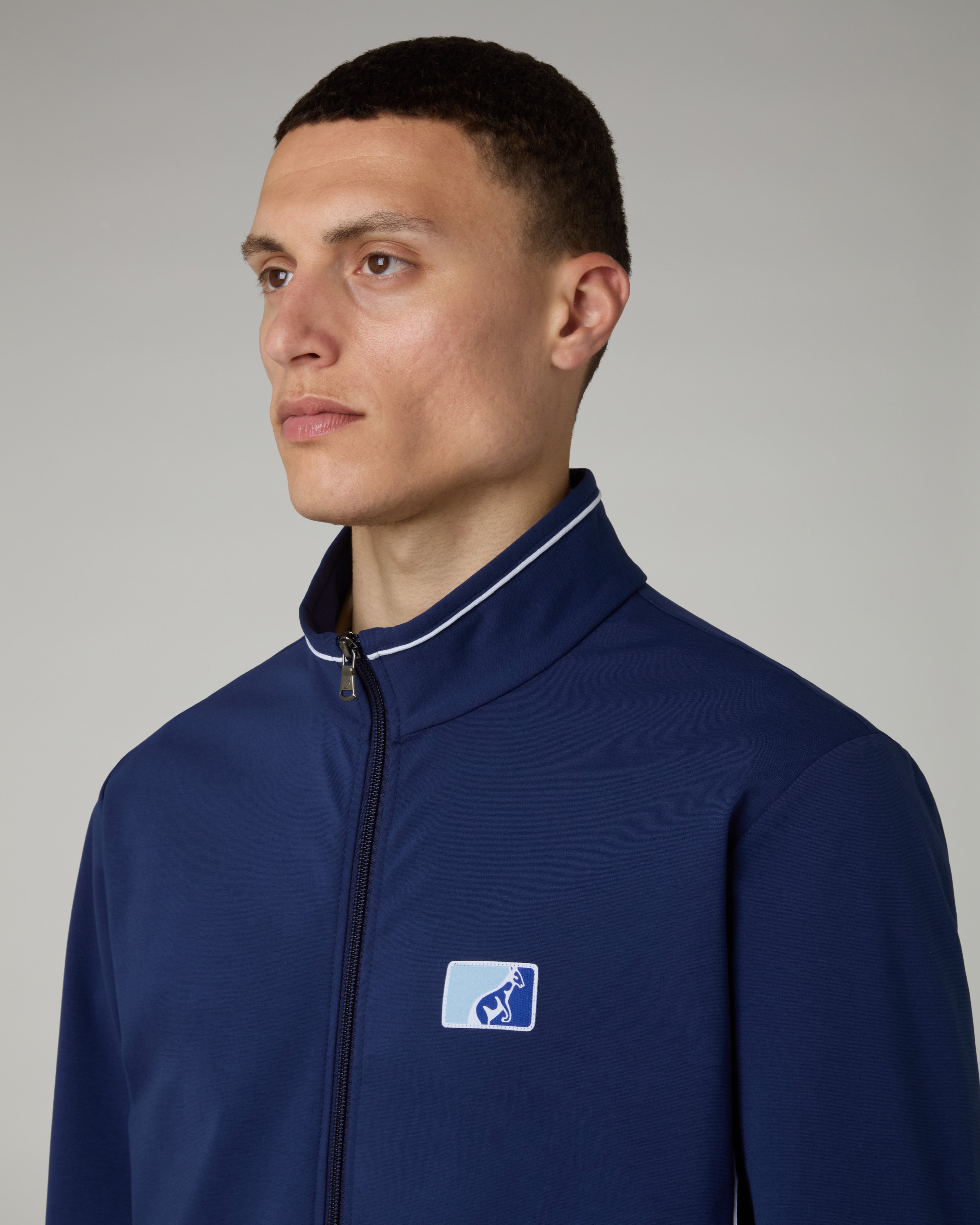 australian-slate-track-jacket-giacca-uomo-cobalto-misto-cotone-smart-made-in-ita image 4