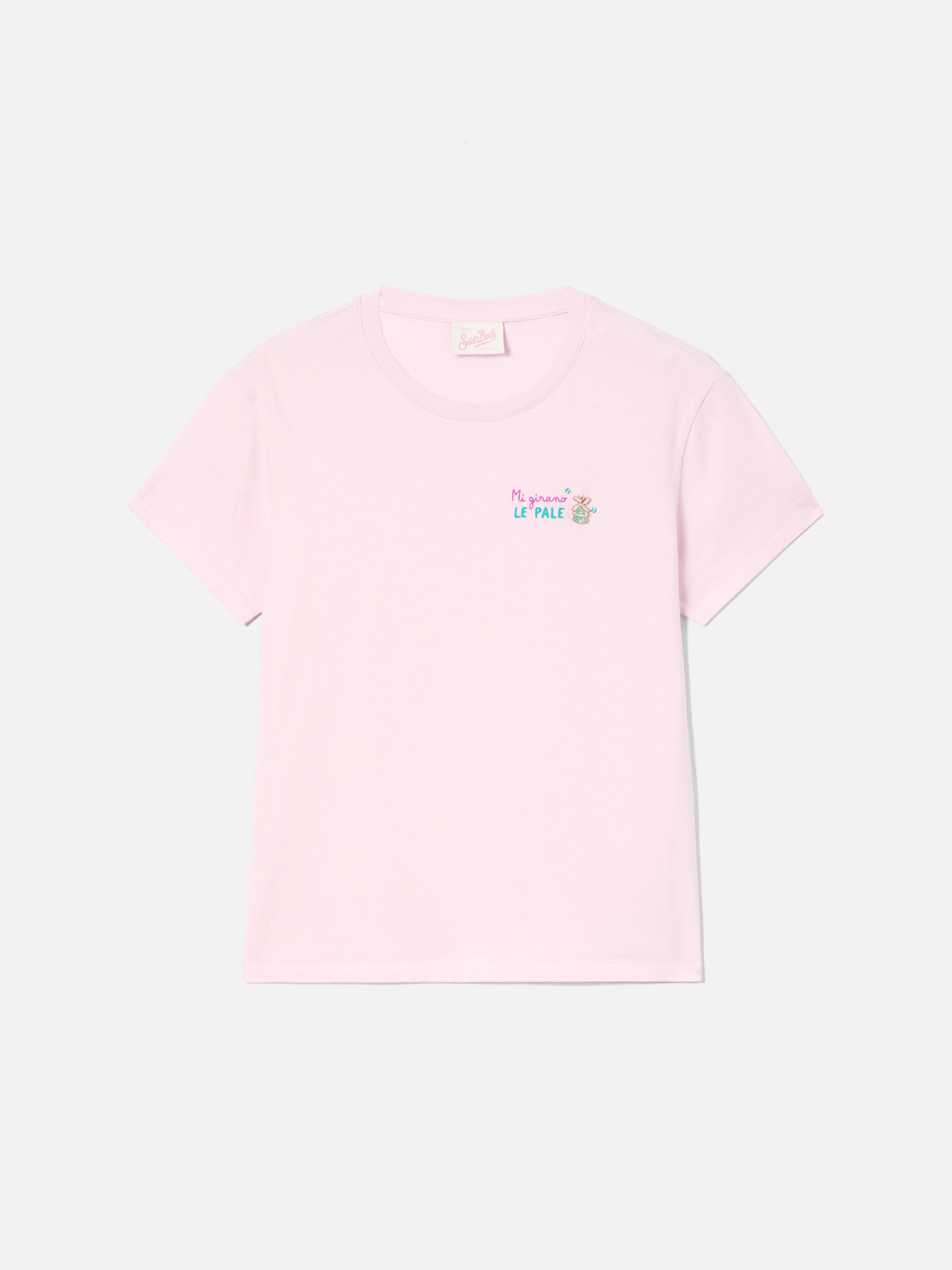 mc2-saint-barth-emilie-t-shirt-rosa-ricamo-mi-girano-le-pale image 4