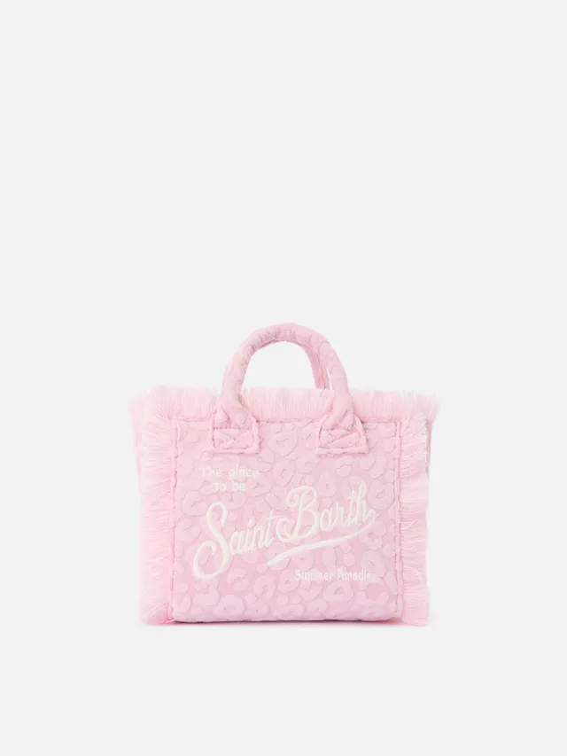 mc2-saint-barth-vanity-mini-borsa-effetto-spugna-leopardato-rosa image 1