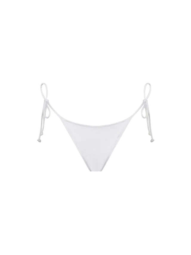 mc2-saint-barth-virgo-slip-mare-donna-bianco-tinta-unita-con-laccetti-laterali image 1