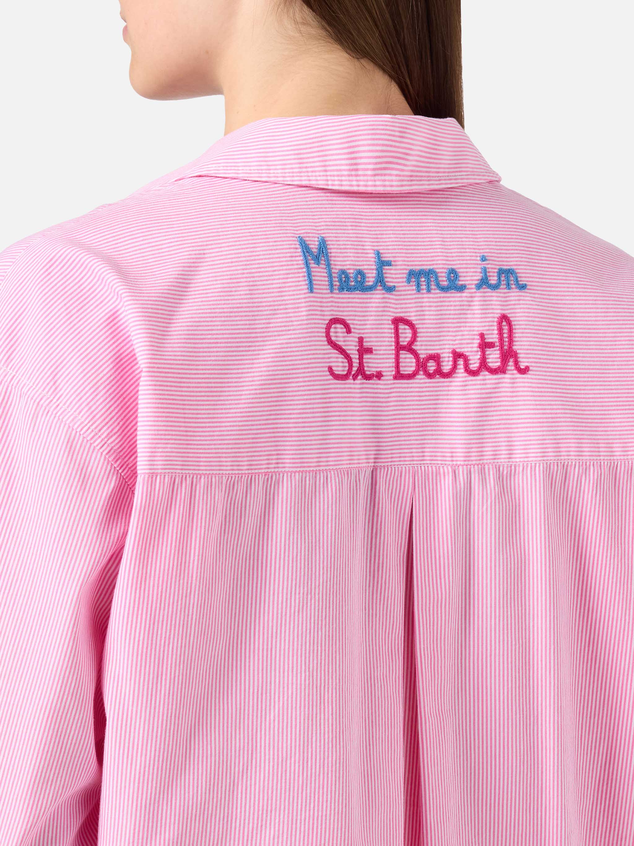 mc2-saint-barth-cristal-camicia-donna-in-cotone-a-righe-rosa-meet-me-in-saint-ba image 2