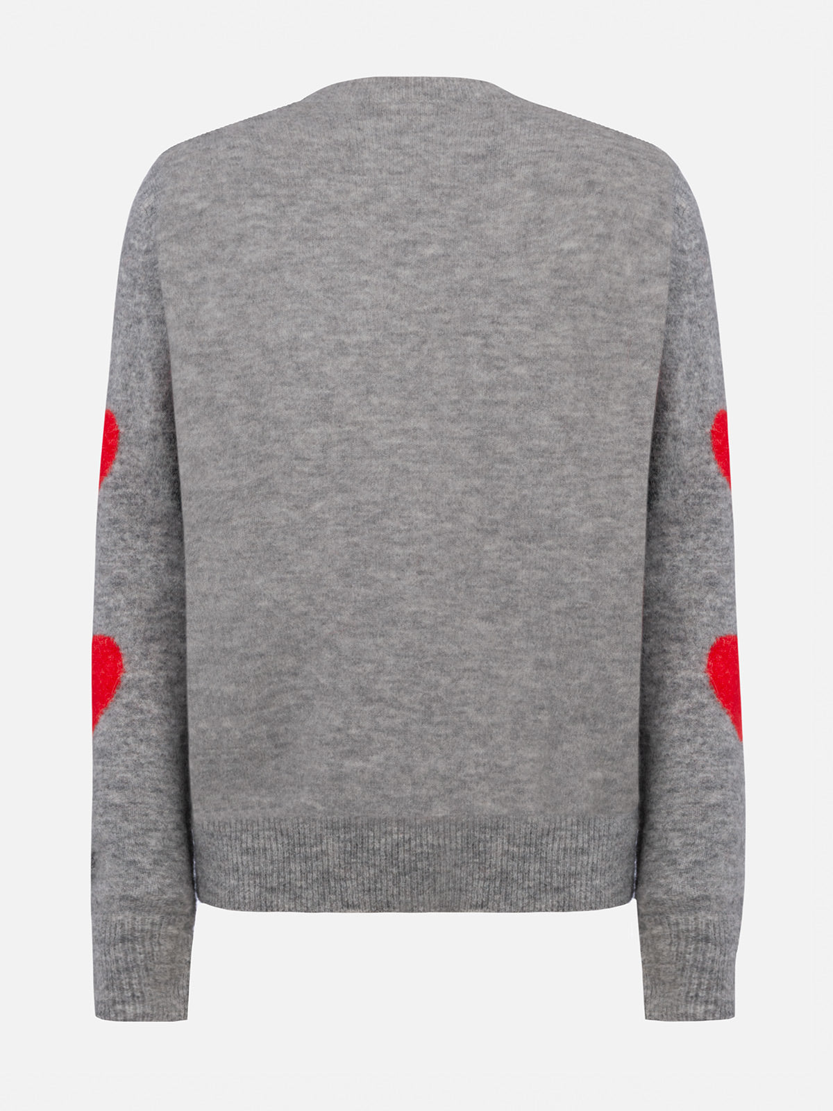 mc2-saint-barth-new-queen-maglia-donna-effetto-alpaca-grigia-kissene image 5