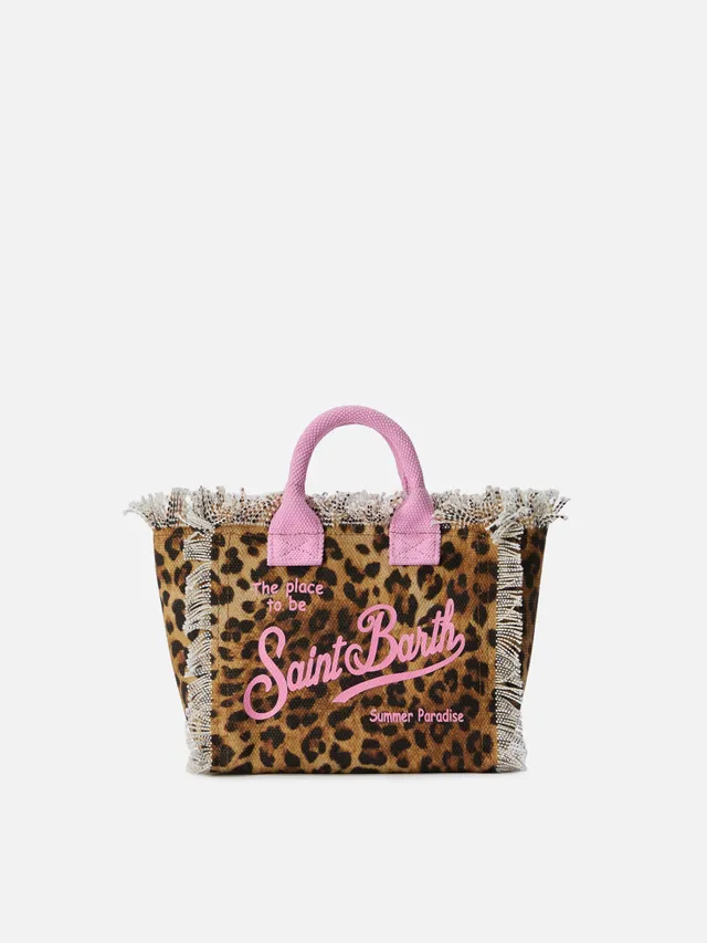 mc2-saint-barth-vanity-vami001-mini-borsa-canvas-leopardata-rosa image 1