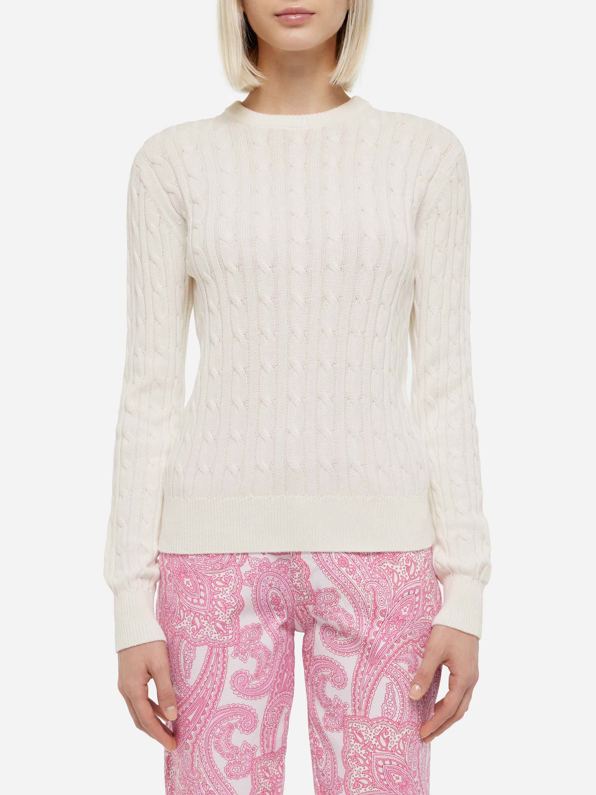 mc2-saint-barth-maglione-new-queen-in-cotone-a-trecce-color-bianco-panna image 1