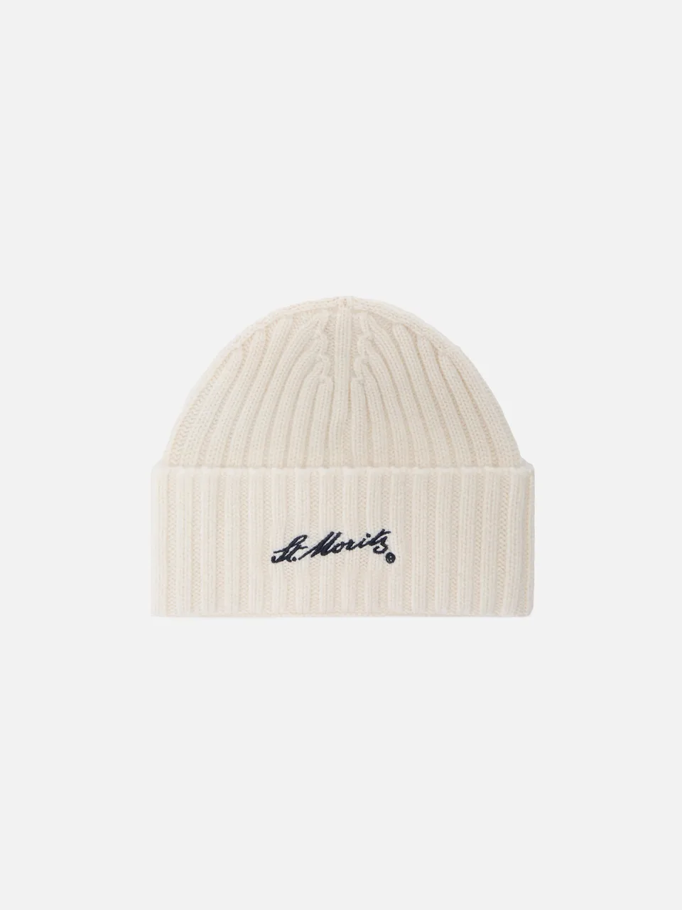 mc2-saint-barth-berretto-wengen-cashmere-bianco-ricamo-st-moritz image 1
