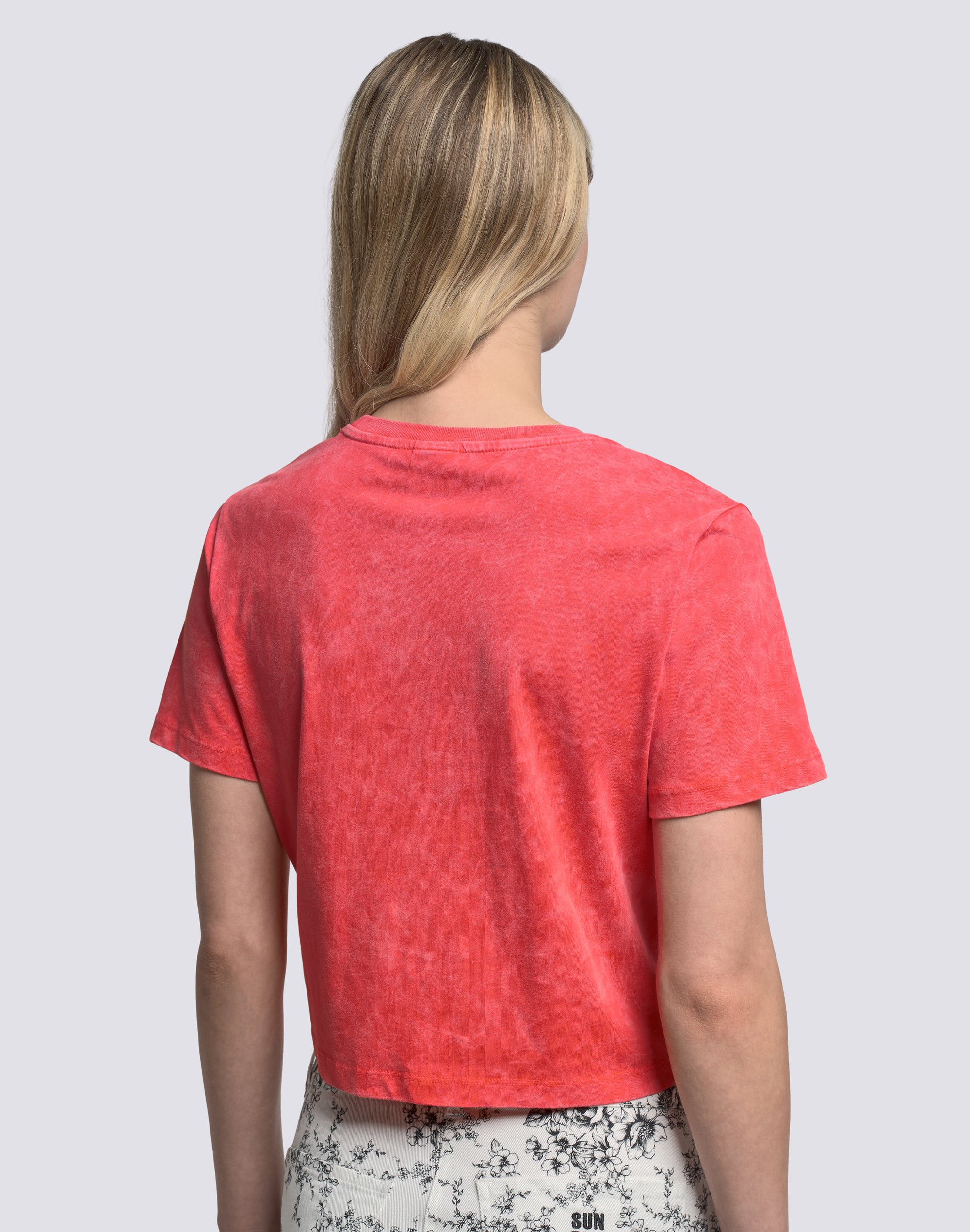 sundek-t-shirt-donna-cropped-vintage-wash-sundek-california image 5