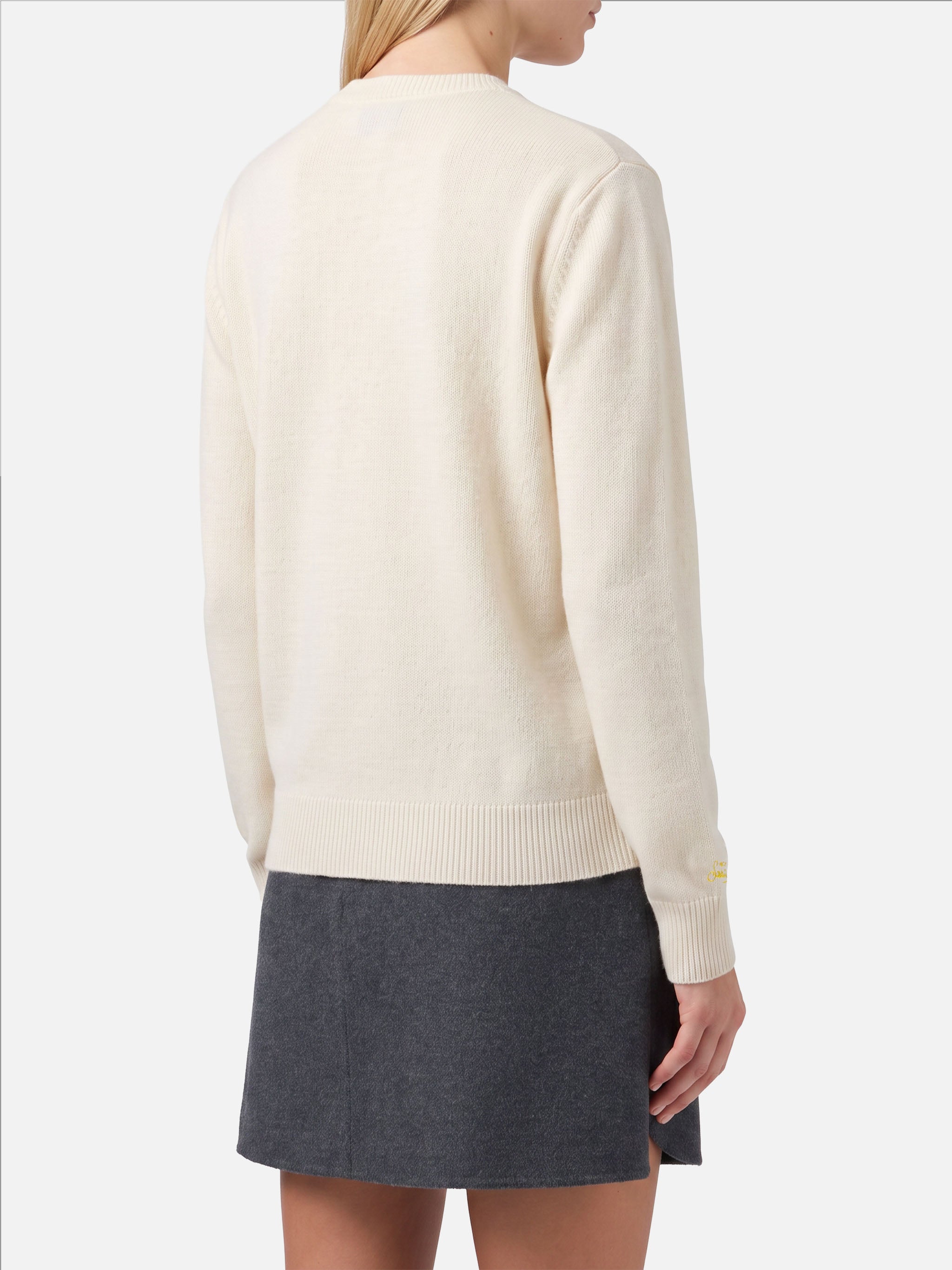 mc2-saint-barth-maglione-new-queen-bianco-stampa-simpson-special-edition image 2