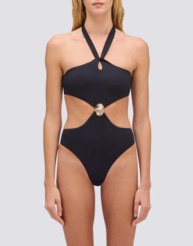 sundek-costume-intero-donna-cut-out-con-dettaglio-conchiglia-gw626ksl7300 image 1
