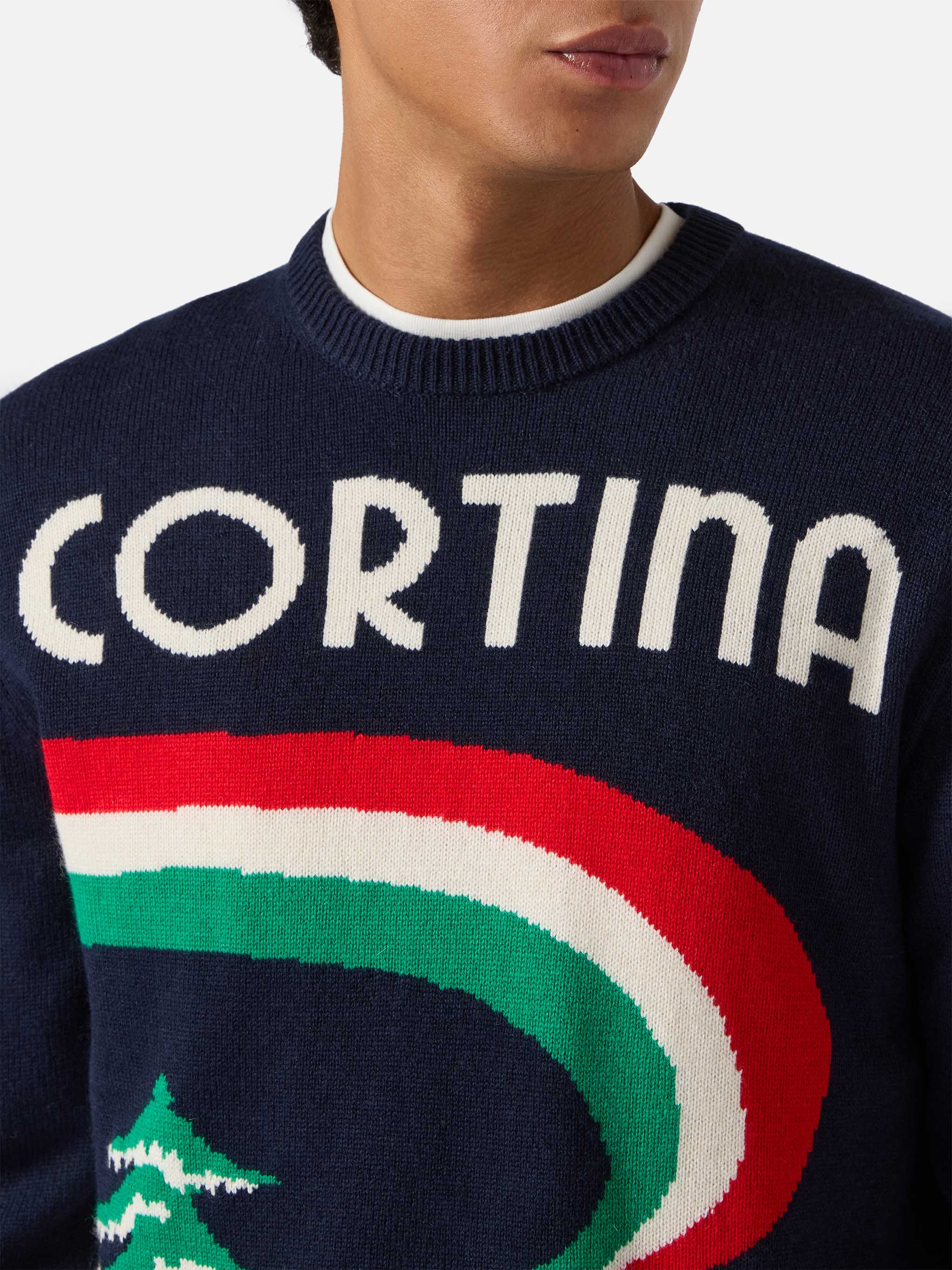 mc2-saint-barth-heron-her0011-maglione-girocollo-uomo-blu-cortina-jacquard image 2