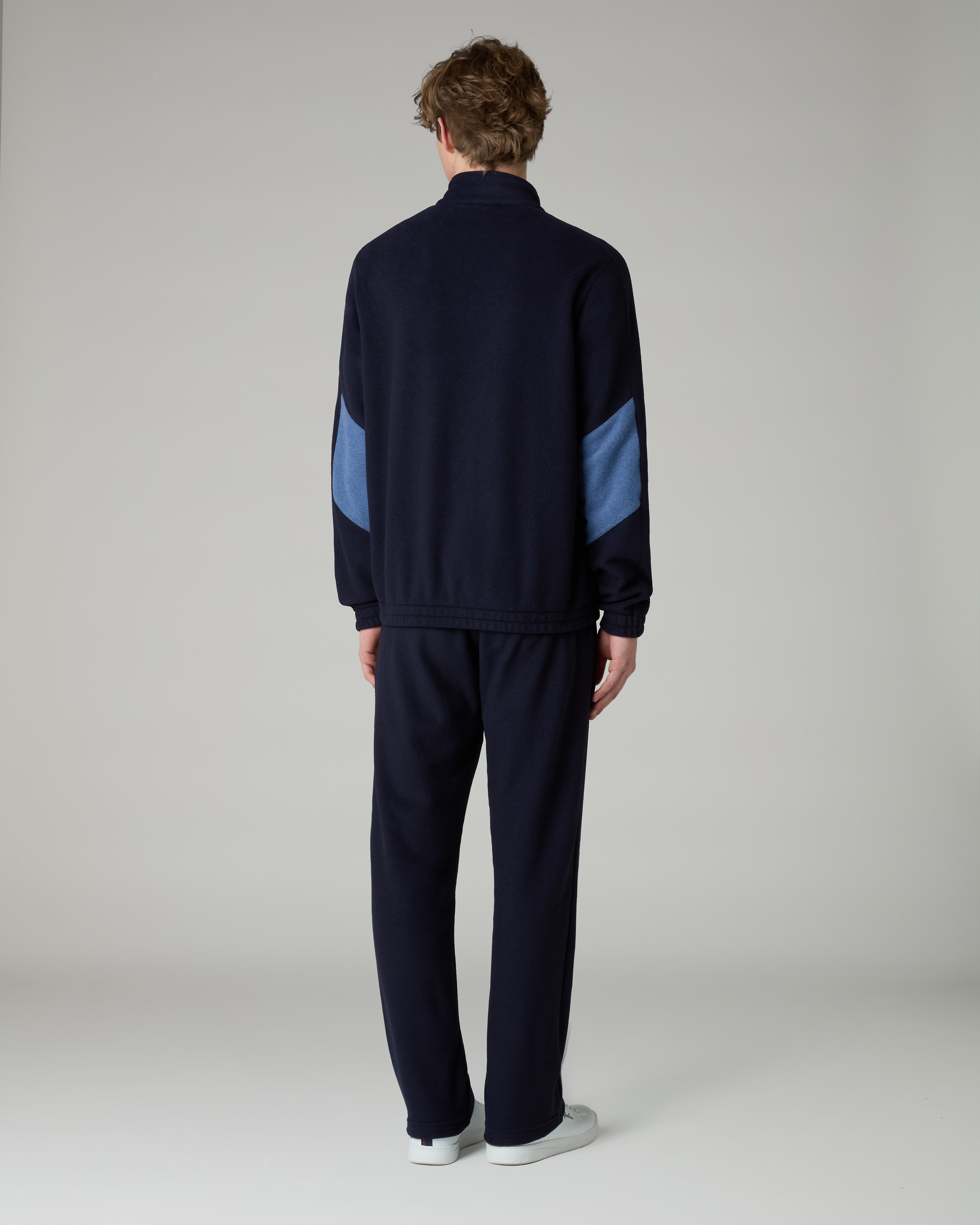 australian-color-block-softech-tracksuit-tuta-softech-blu-navy-made-in-italy image 2