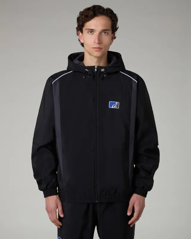 australian-poison-track-jacket-cappuccio-full-zip-nera image 1