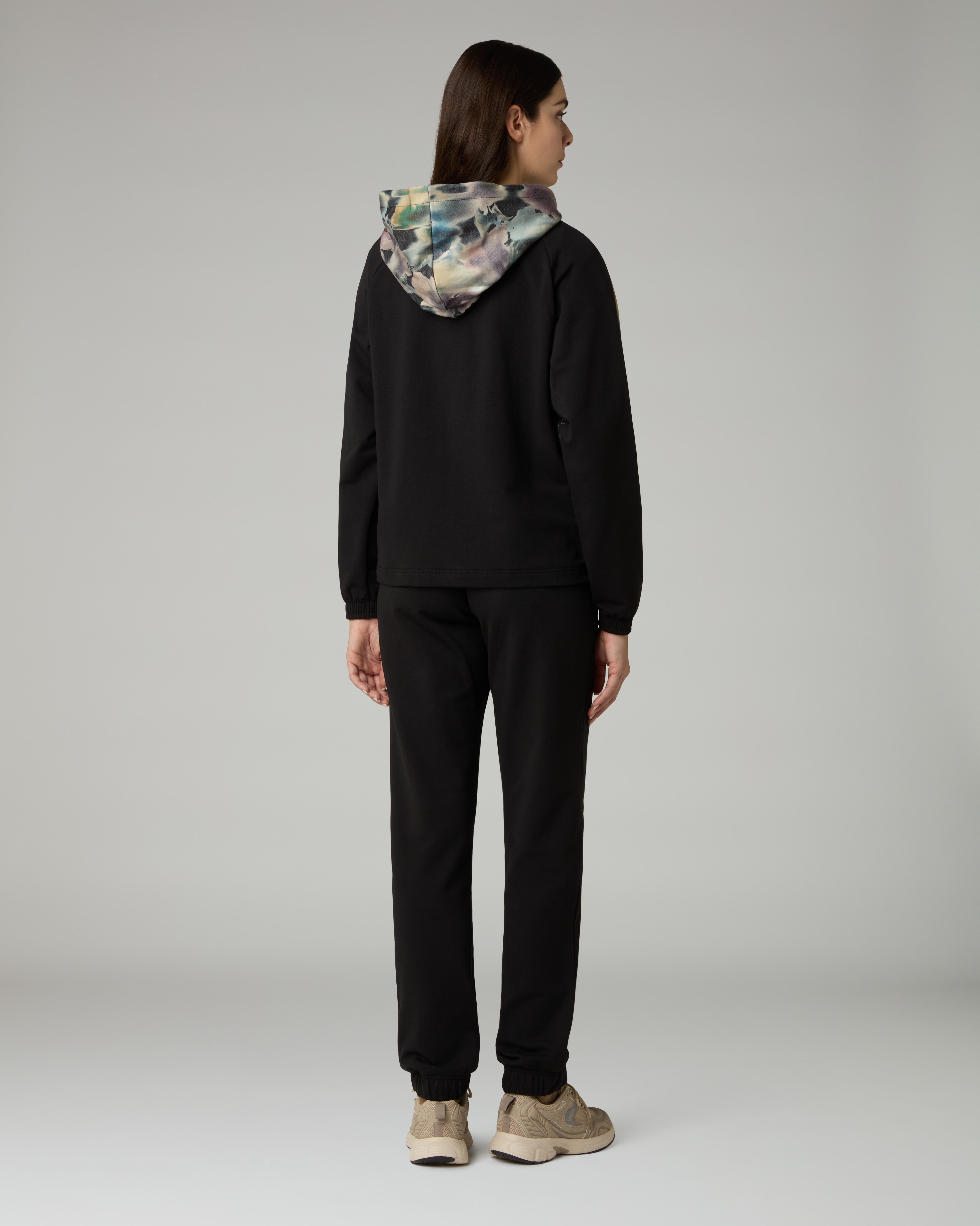 australian-dusty-fleece-tracksuit-tuta-in-felpa-nera-stampata image 2