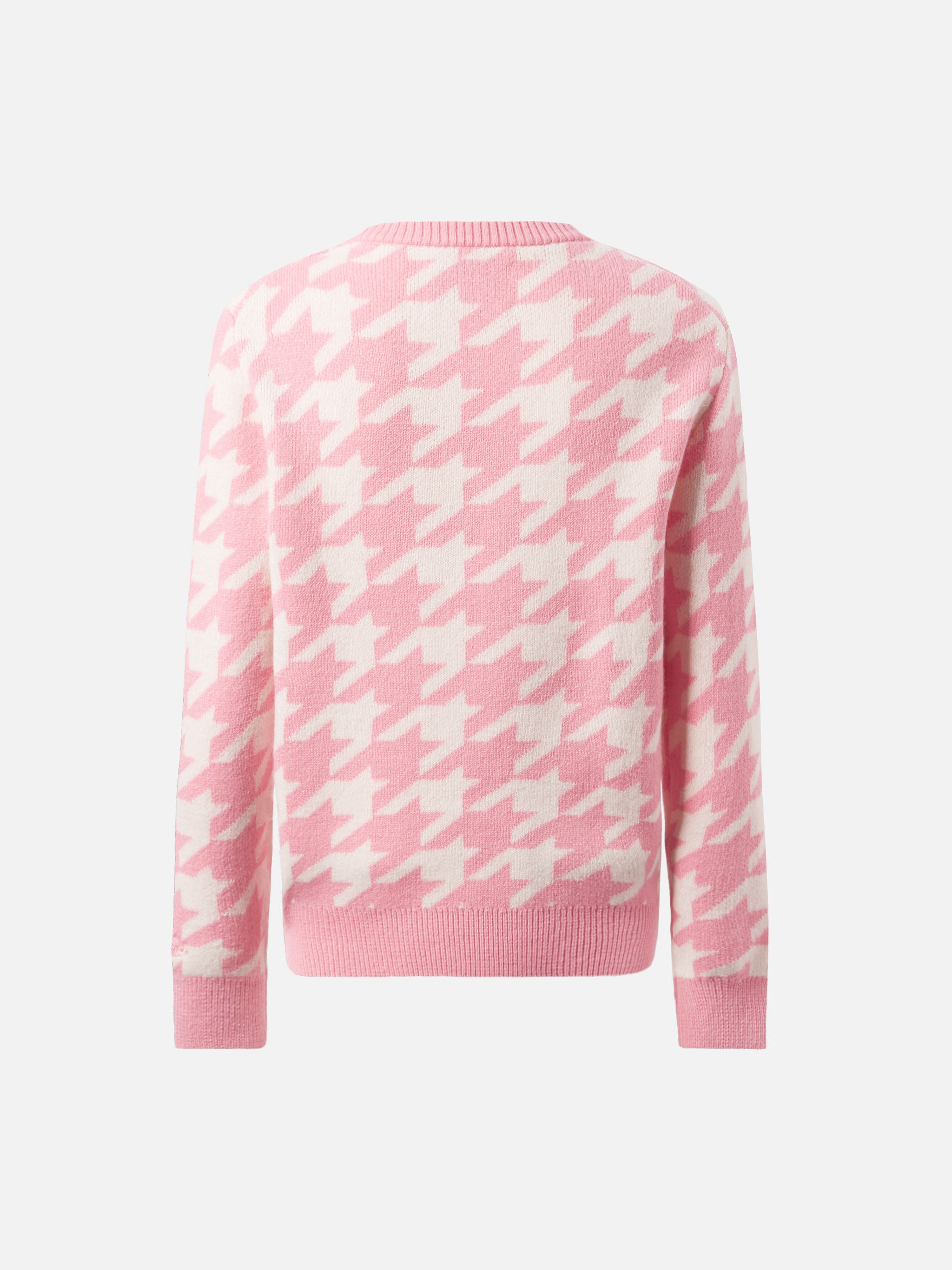 mc2-saint-barth-girocollo-princess-bambina-jacquard-pied-de-poule-e-snoopy-speci image 3