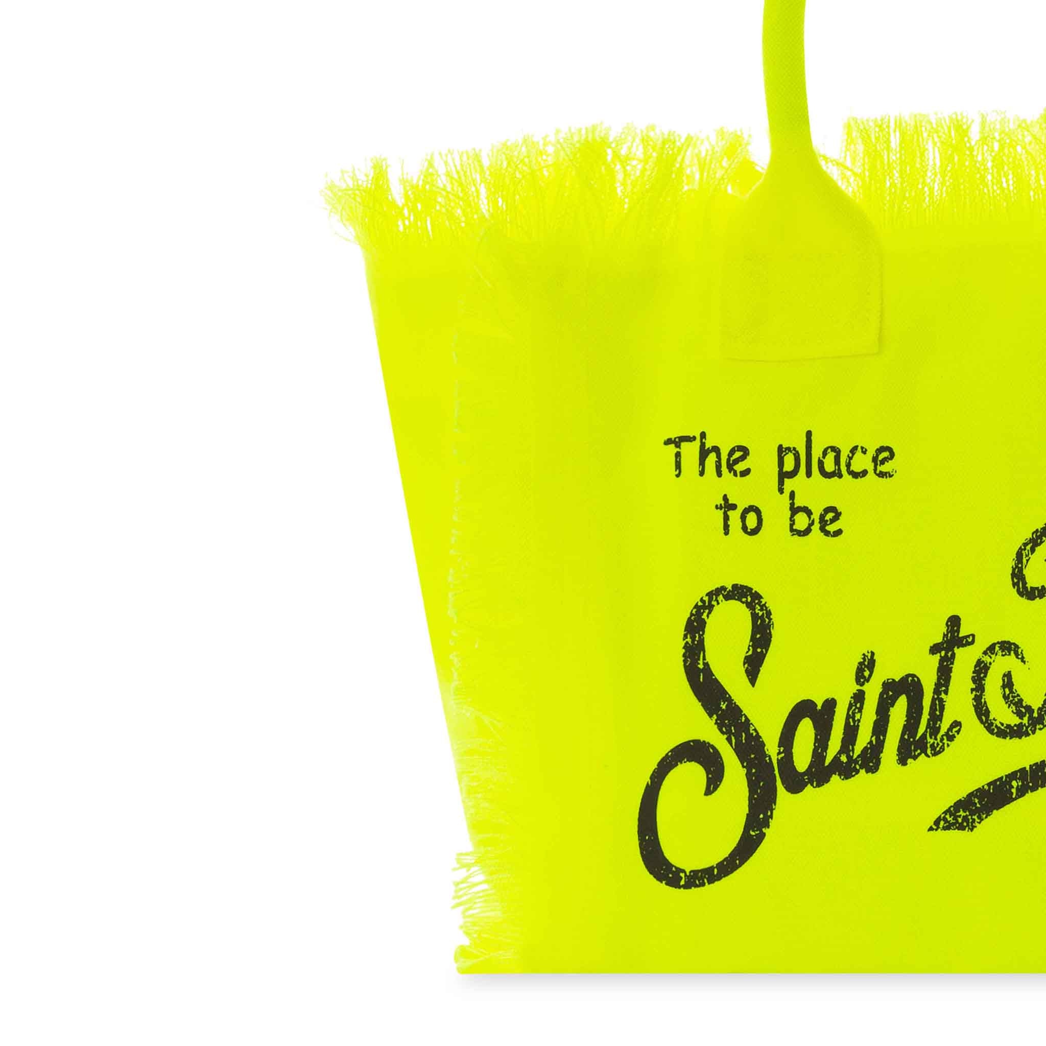 borsa-mc2-saint-barth-colette-in-canvas-di-cotone-giallo-fluo image 2