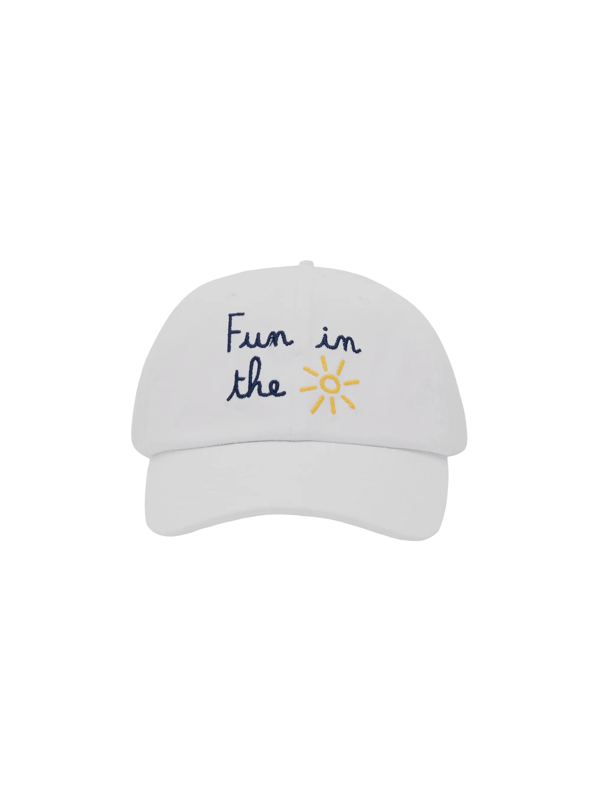 cappellino-mc2-saint-barth-davis-jr-in-denim-bianco-con-ricamo-fun-in-the-sun image 1