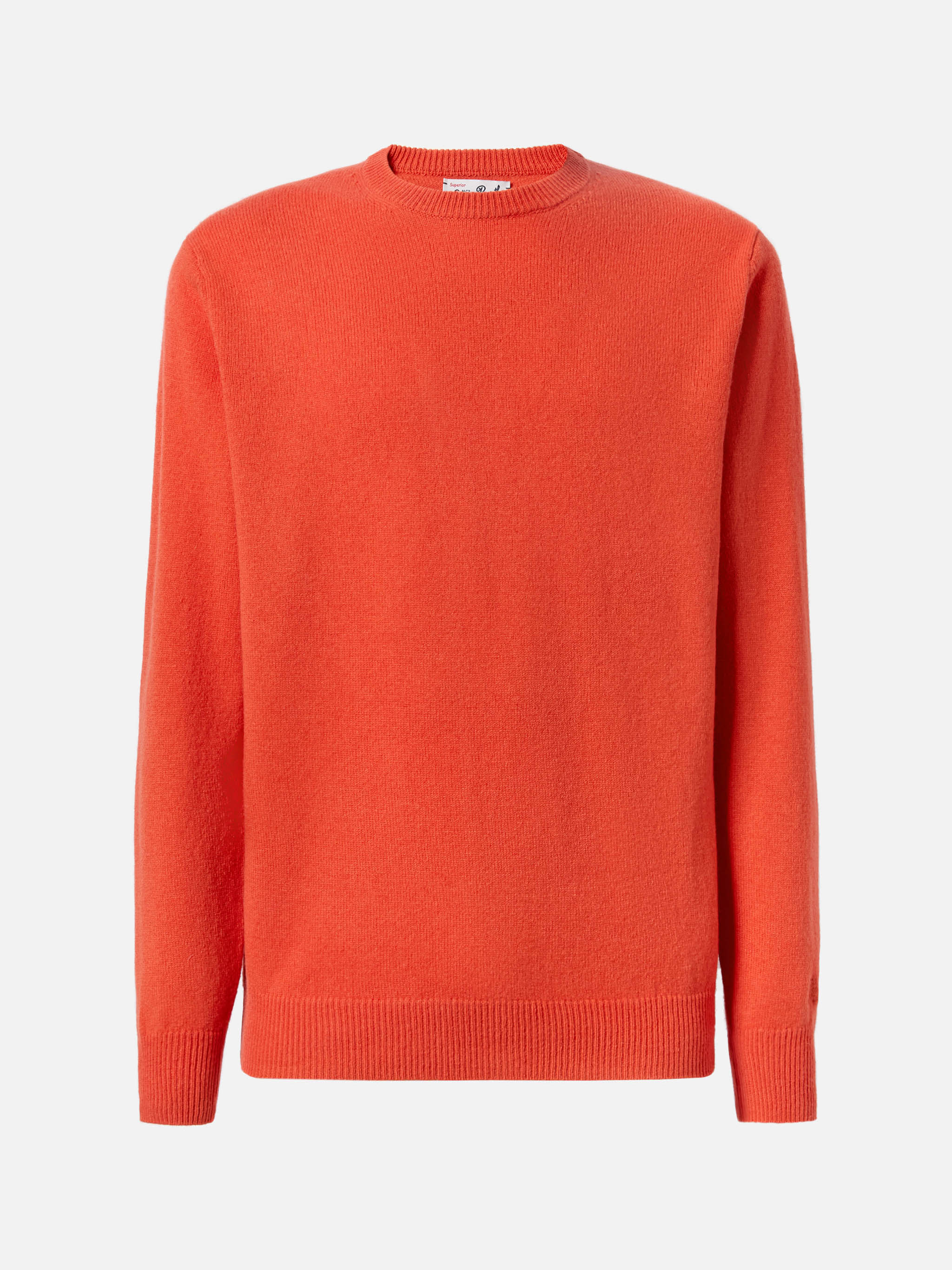 mc2-saint-barth-maglione-regent-uomo-in-100-lambswool-arancio image 5