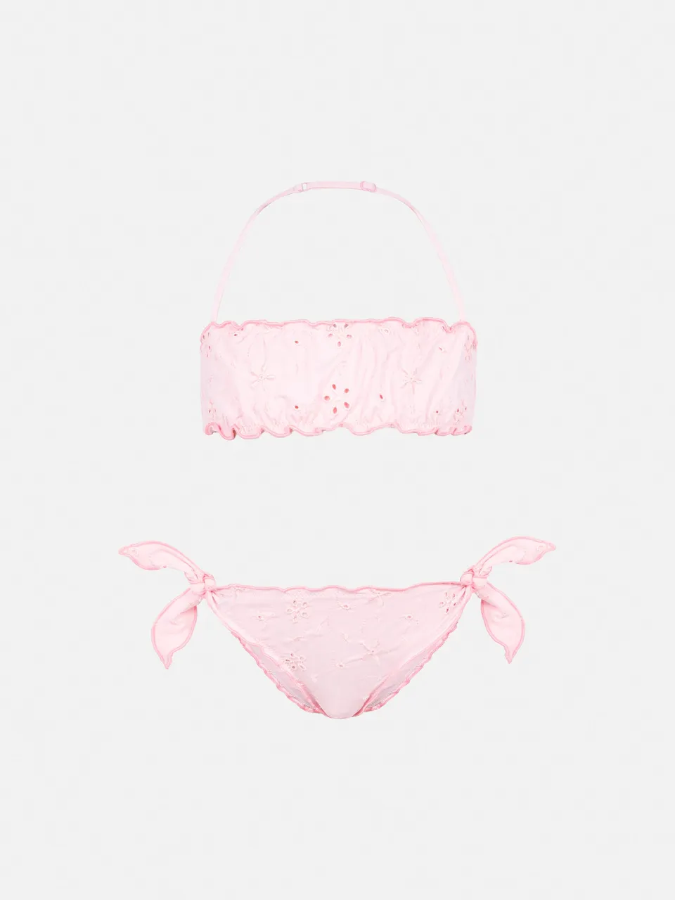 mc2-saint-barth-emy-bikini-bambina-a-fascia-pizzo-sangallo-rosa image 1