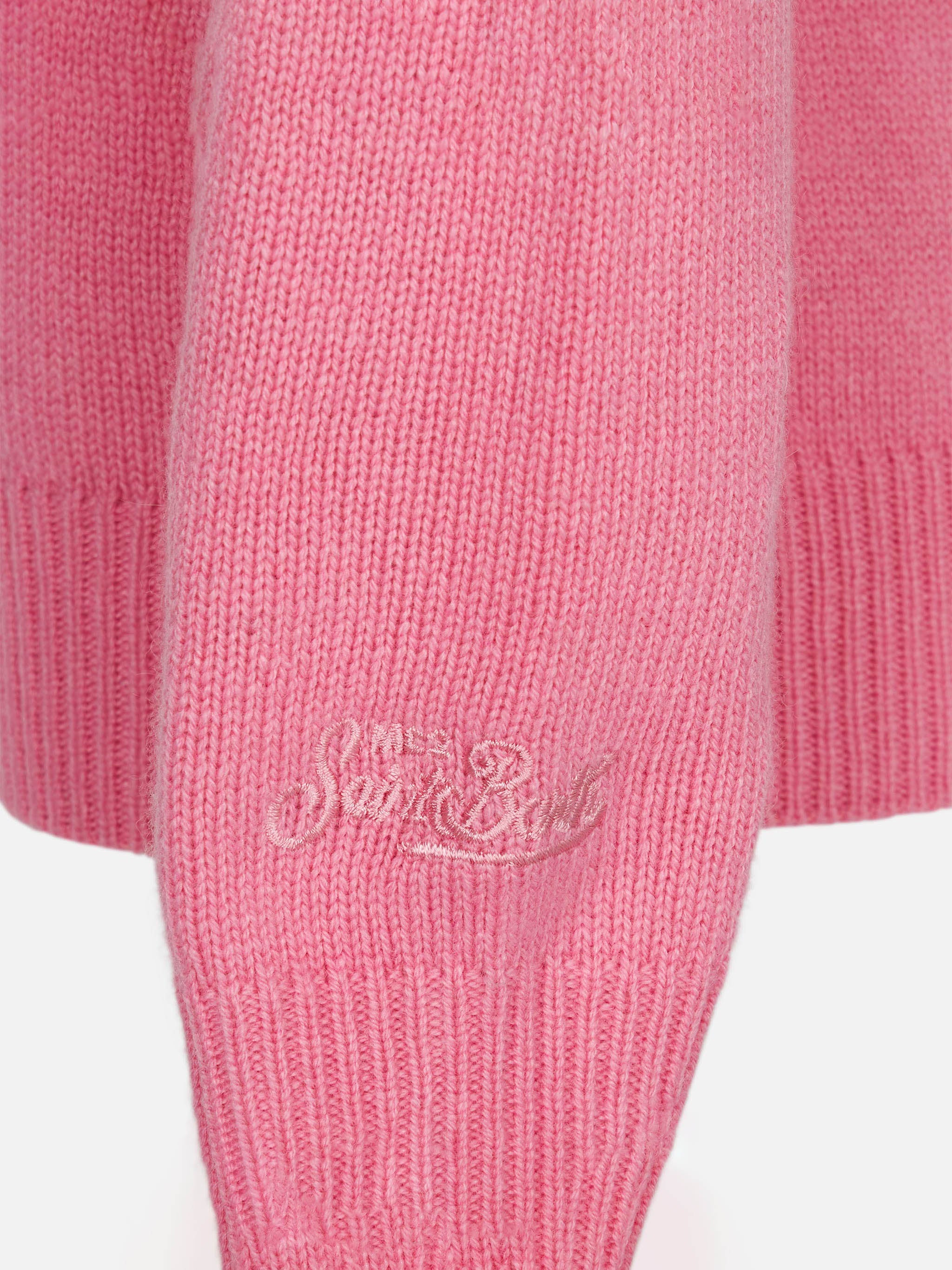 mc2-saint-barth-maglione-da-bambina-girocollo-con-ricamo-orsetti image 3