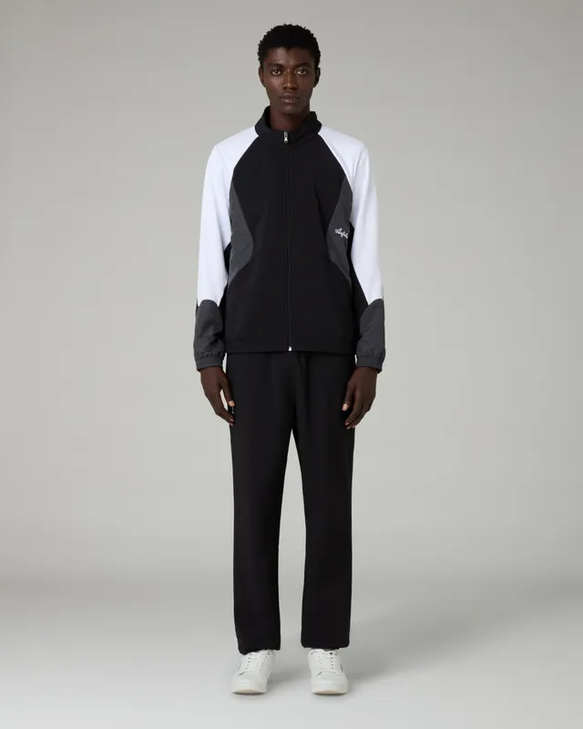 australian-color-block-match-tracksuit-tuta-uomo-nero image 1