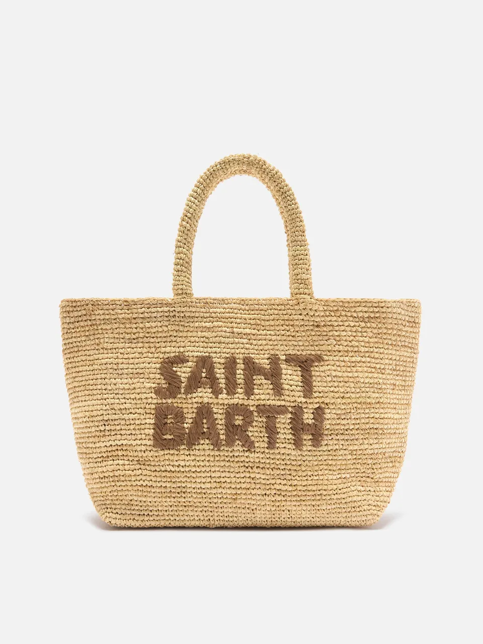 mc2-saint-barth-beach-borsa-medium-in-raffia-naturale-e-marrone-con-logo image 1