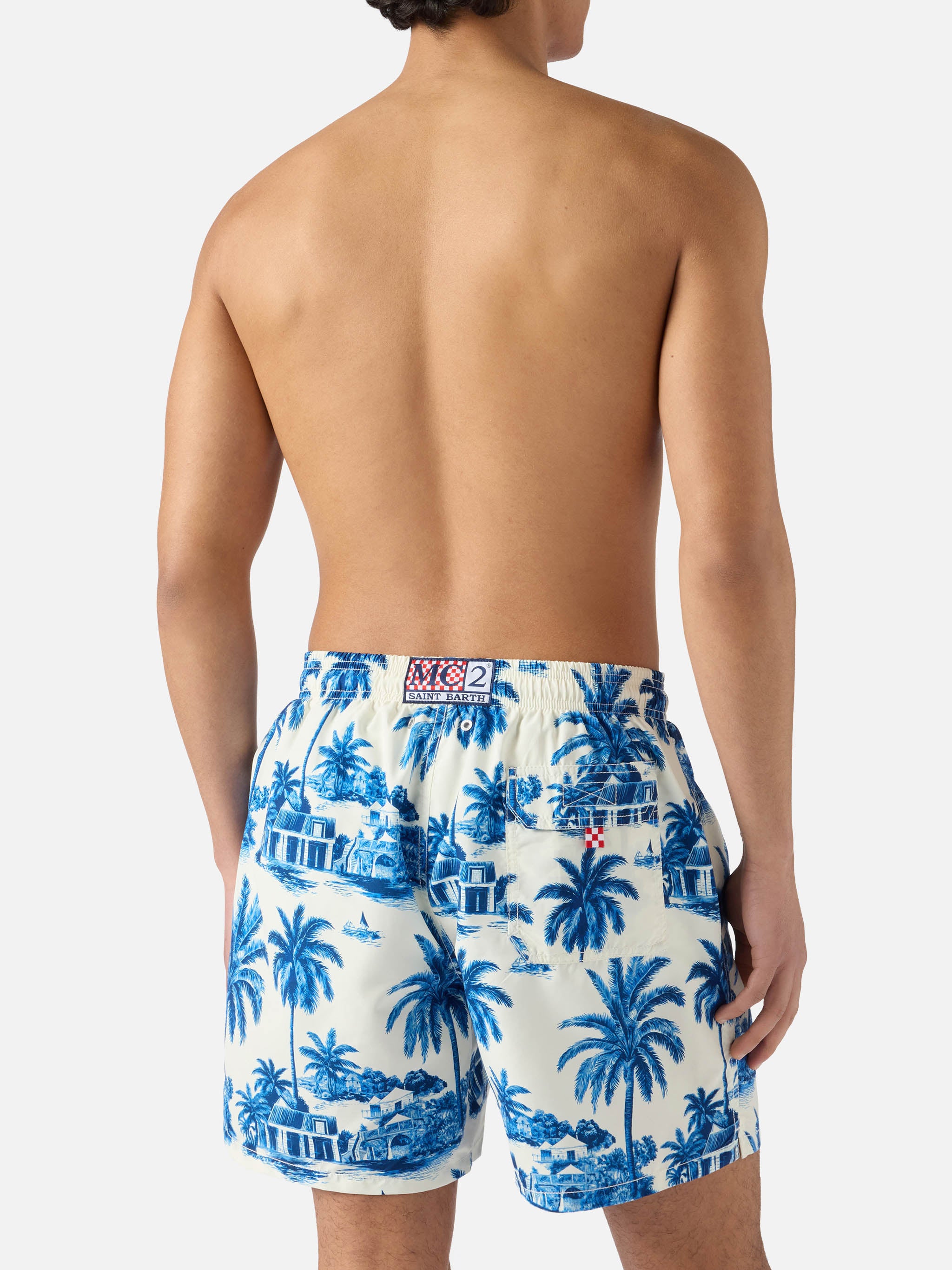 mc2-saint-barth-gustavia-boxer-mare-uomo-toile-de-jouy-blu-special-edition image 5