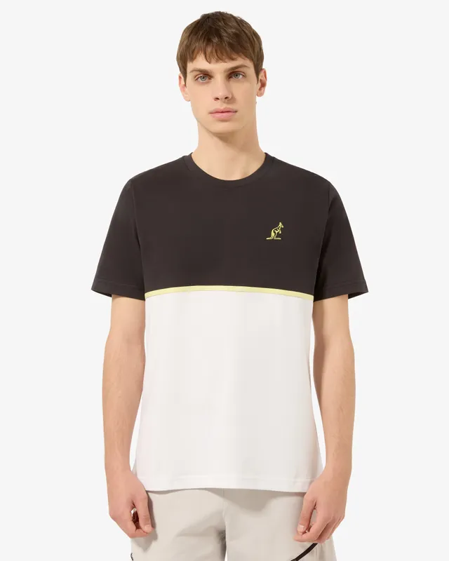 australian-camomaps-t-shirt-in-cotone-nero-regular-fit image 1