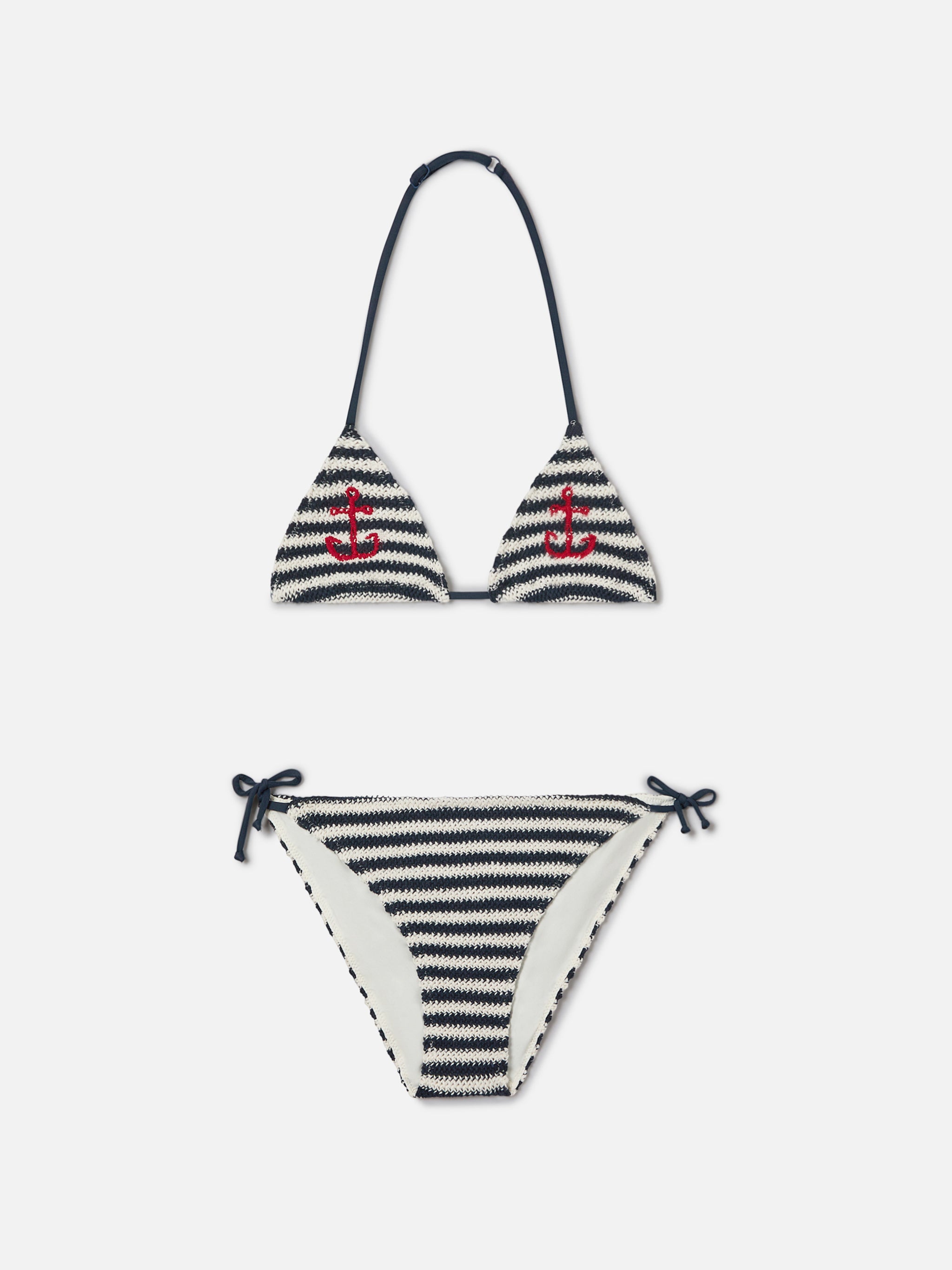 mc2-saint-barth-bikini-holly-in-crochet-rigato-blu-e-bianco-con-ricami-nautici-p image 1