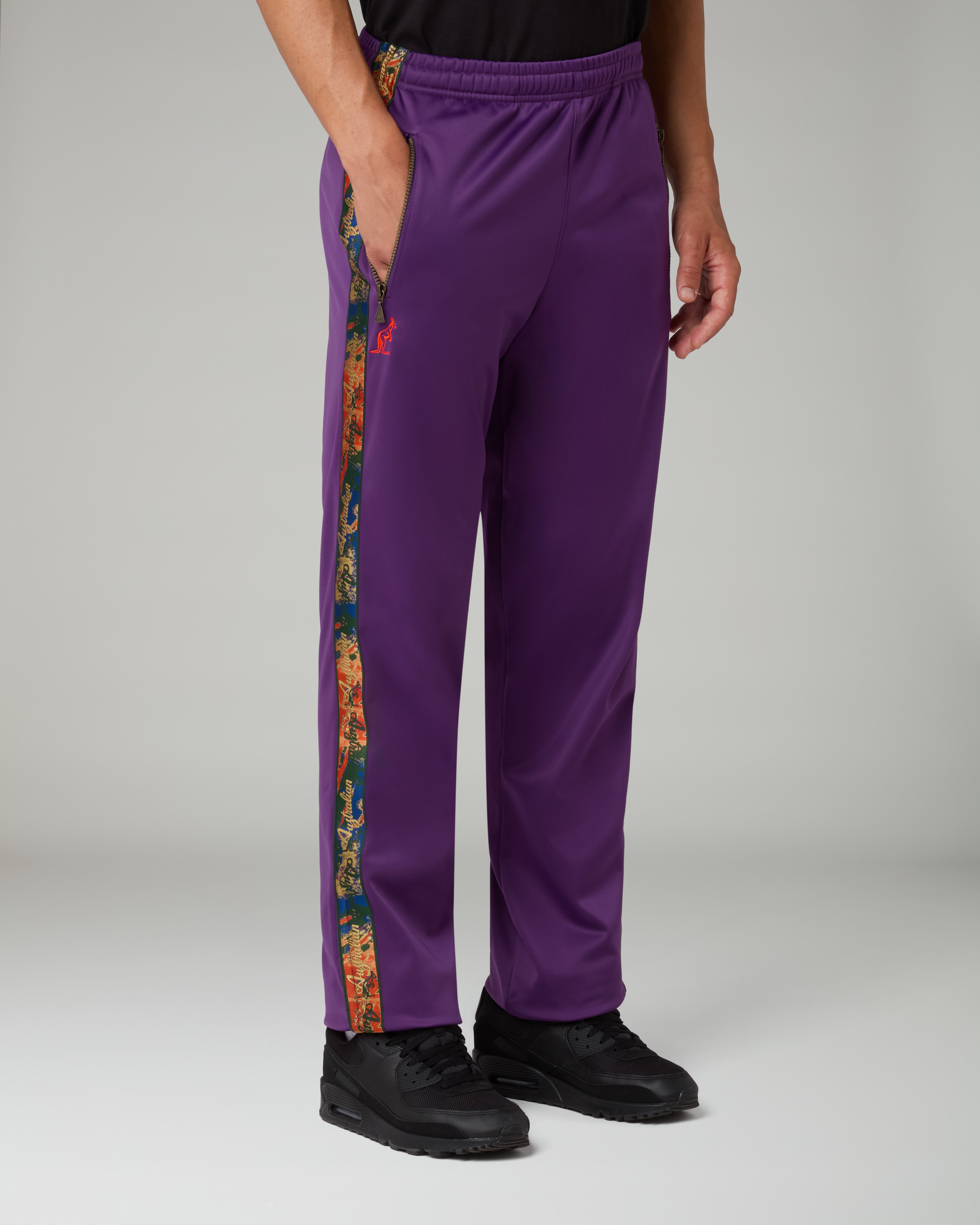 australian-nebula-tape-track-pant-pantalone-acetato-viola image 1