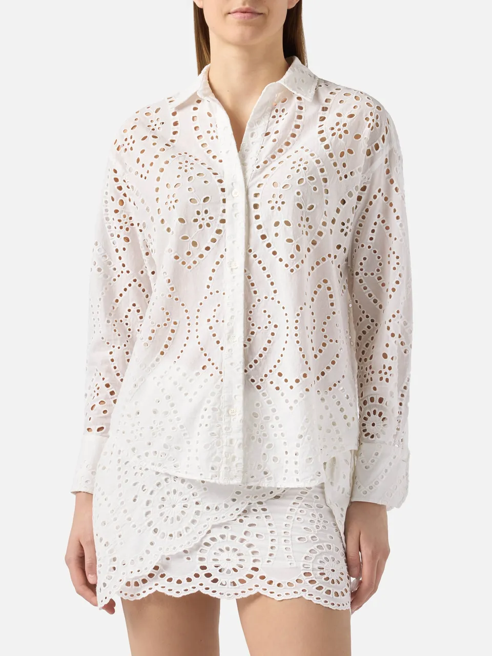 mc2-saint-barth-camicia-cristal-in-cotone-sangallo-bianco image 1