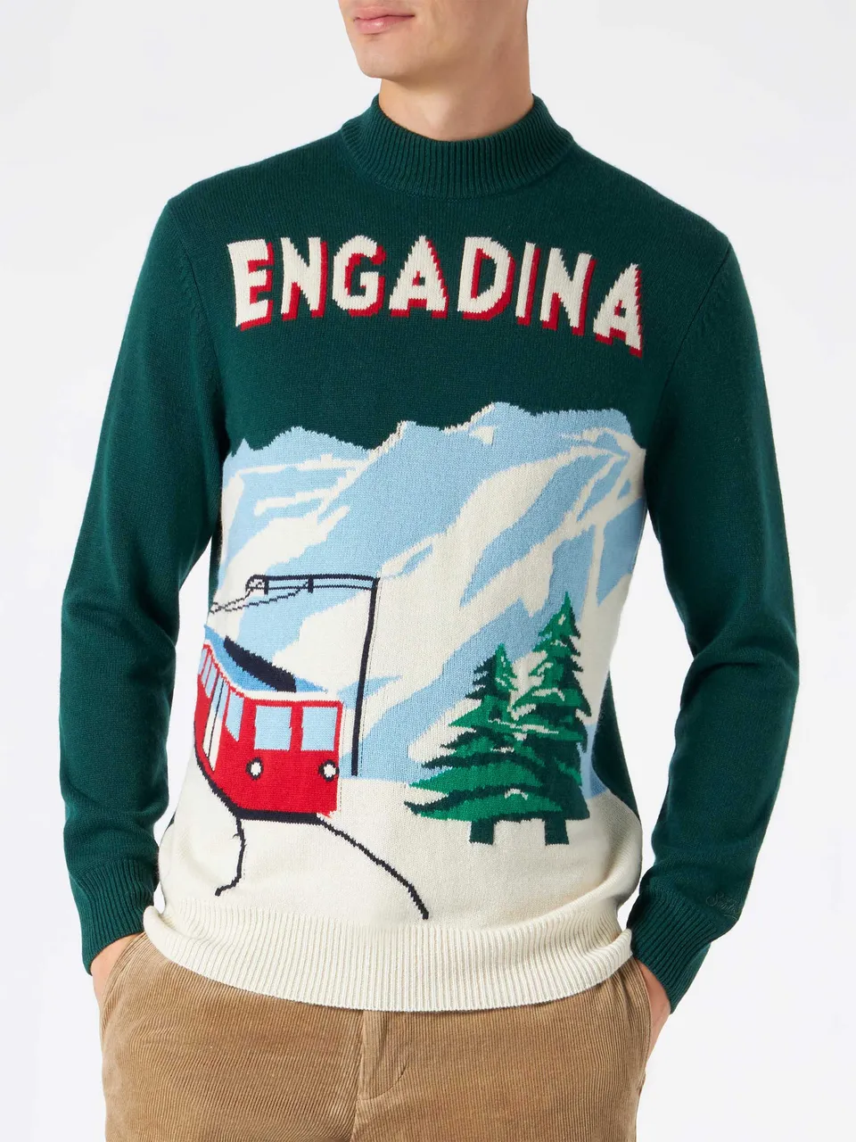 mc2-saint-barth-davos-dav0002-maglia-uomo-mezzo-collo-verde-engadina-misto-cashm image 1