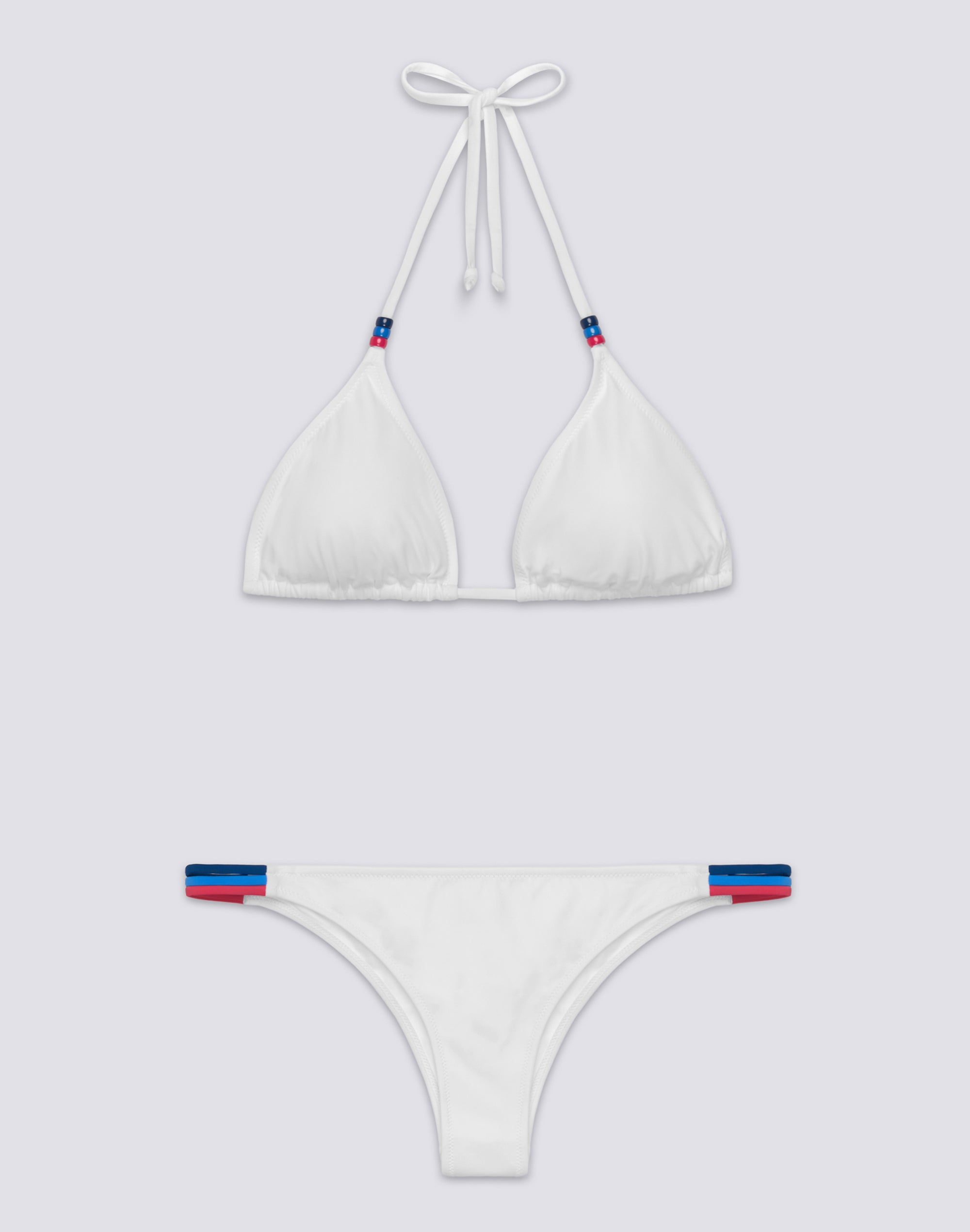 sundek-jennifer-bikini-top-a-triangolo-e-slip-fisso-arcobaleno image 1