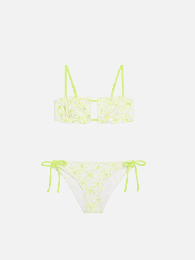 bikini-bambina-mc2-saint-barth-con-ricamo-margherite-gialle image 1