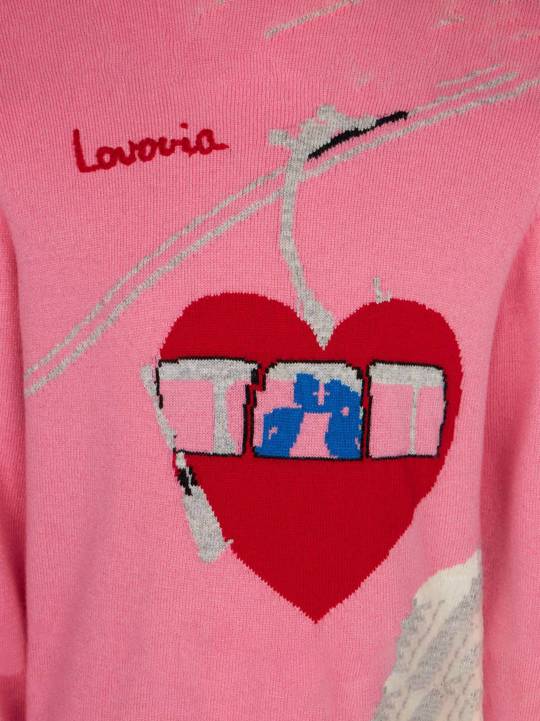mc2-saint-barth-maglione-girocollo-bambina-danya-stampa-love-su-sfondo-rosa-mist image 3