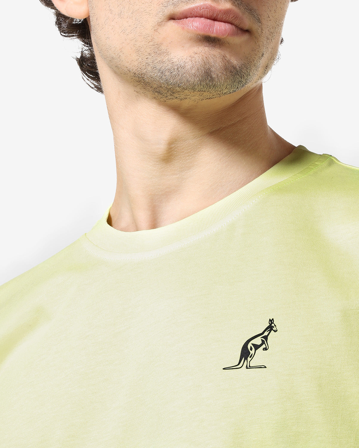 australian-color-block-t-shirt-t-shirt-cotone-lime-logo-rifrangente image 4