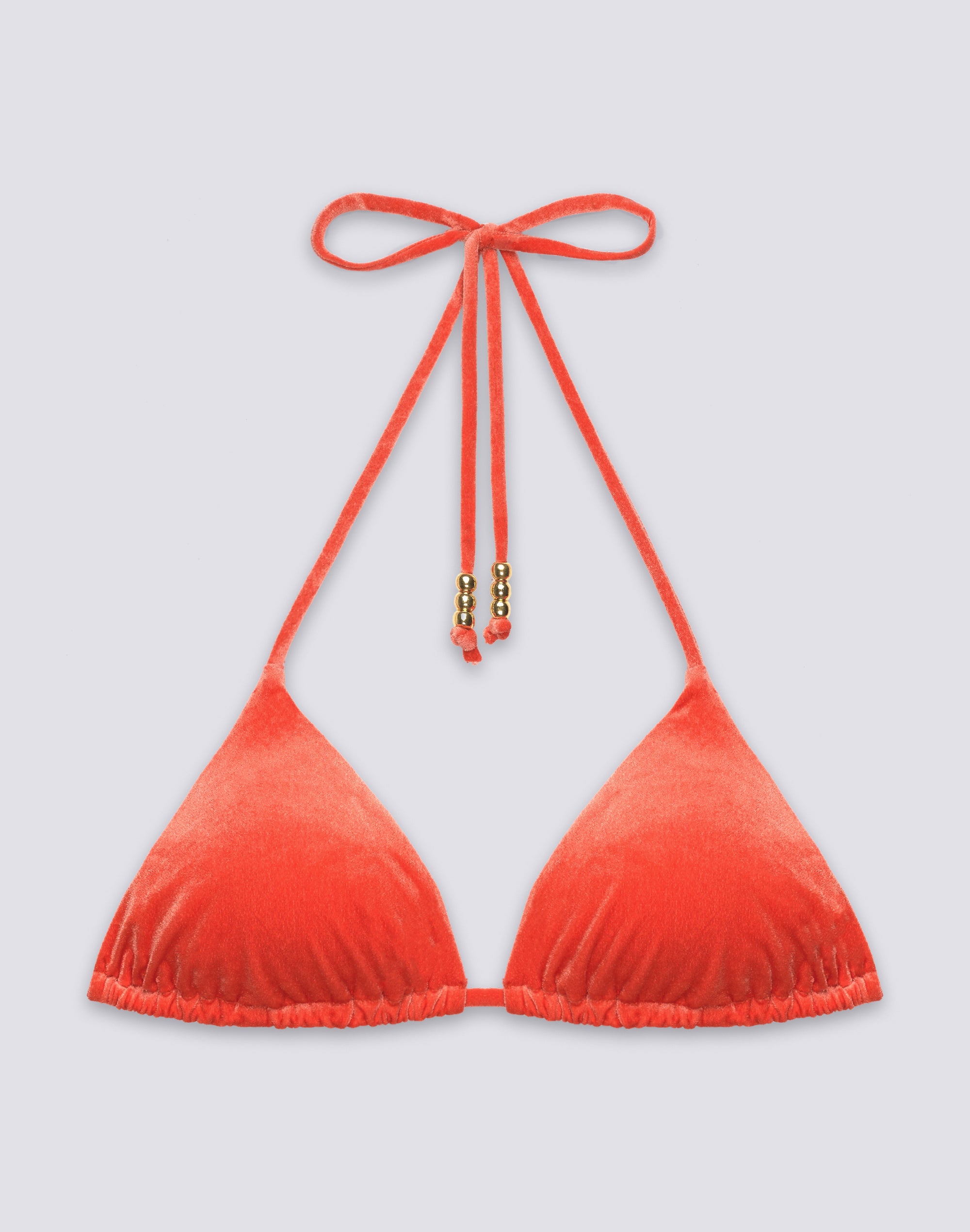 sundek-jennifer-bikini-top-donna-triangolo-regolabile-velluto-perline image 1