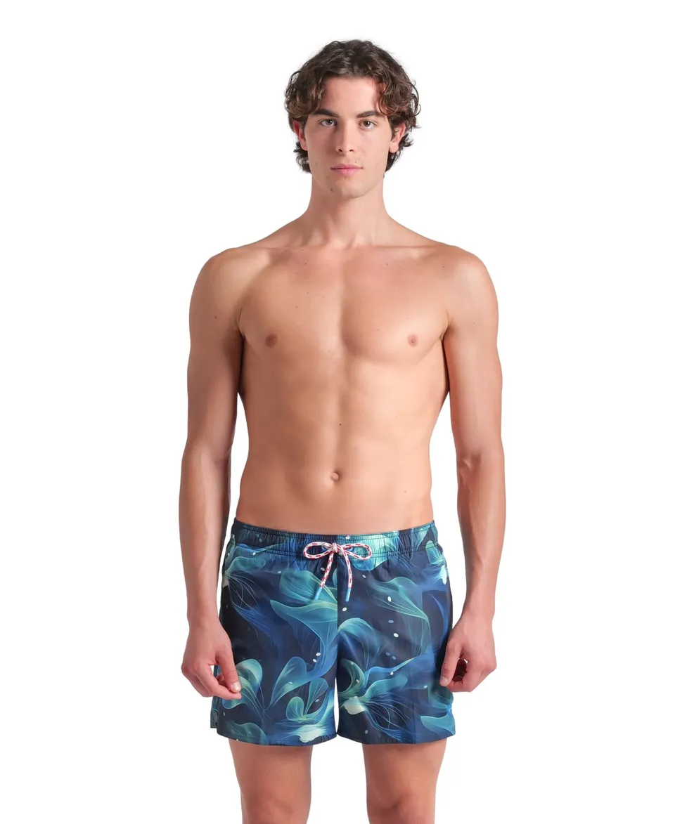 arena-water-prints-beach-short-uomo-swimming-pool-tasche-laterali image 1