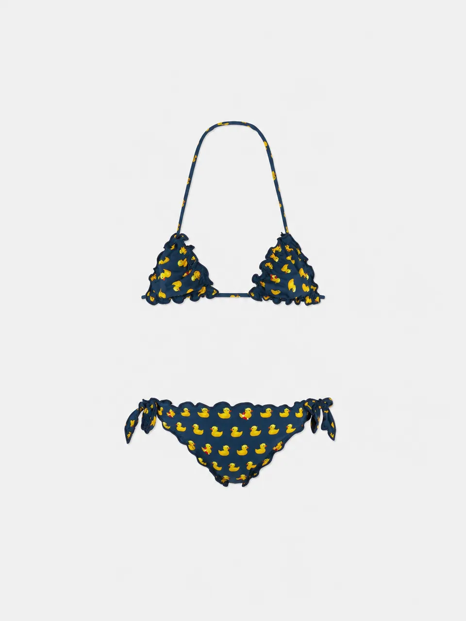 mc2-saint-barth-bikini-triangolo-cris-bambina-stampa-paperelle-blu image 1