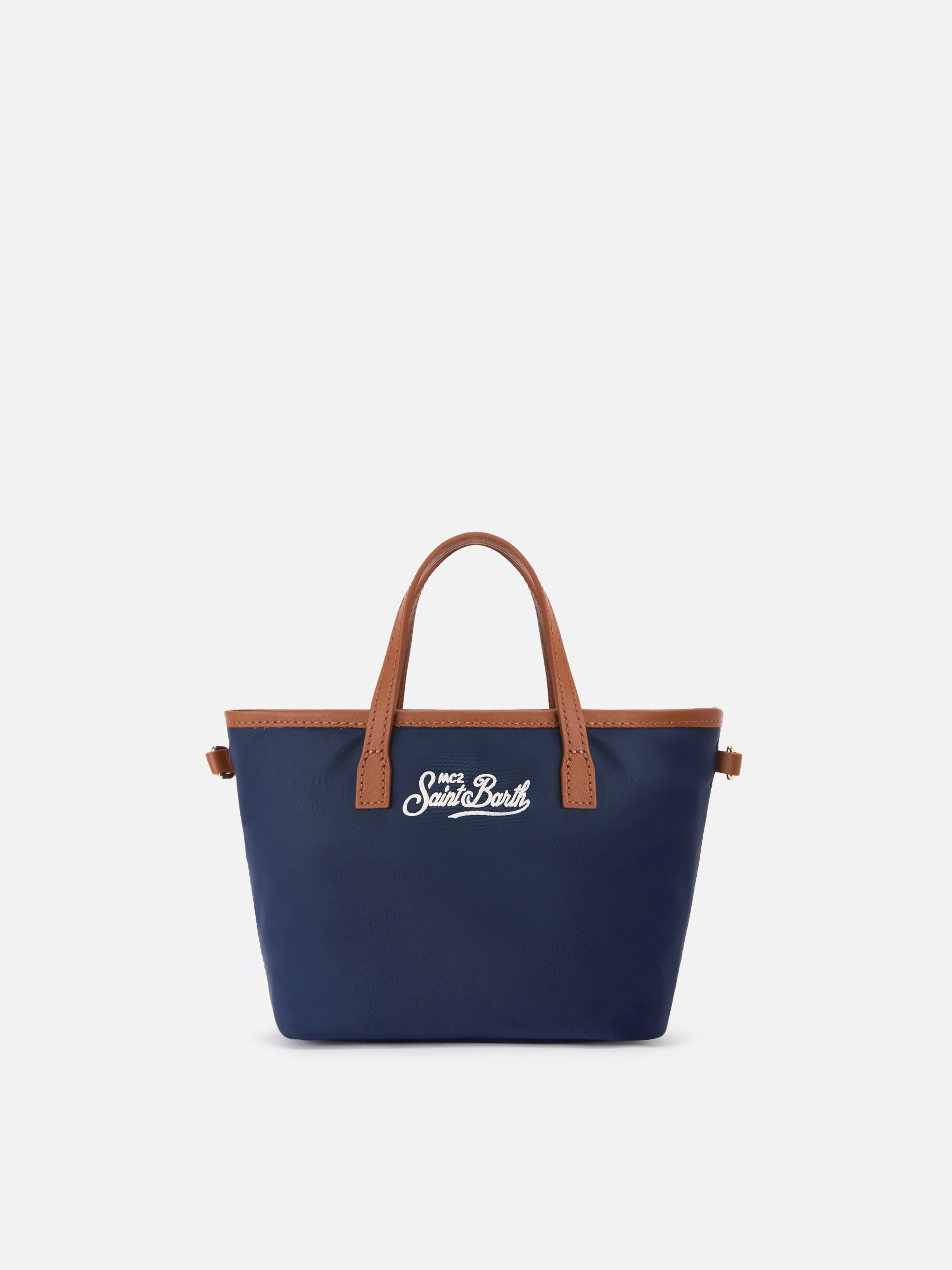 mc2-saint-barth-city-mini-borsa-in-nylon-blu-navy image 1