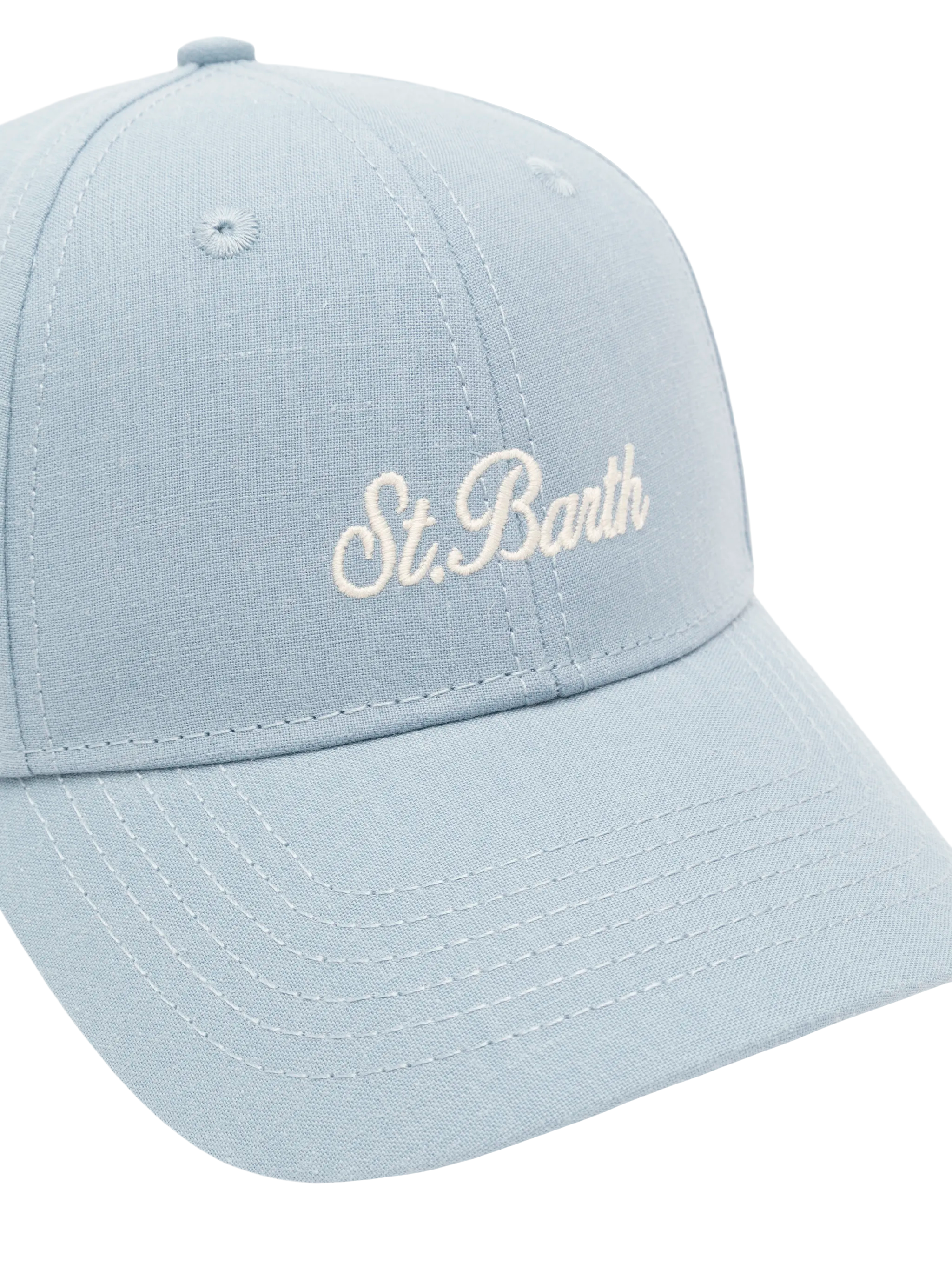 mc2-saint-barth-cappellino-da-baseball-jr-in-lino-azzurro-con-ricamo-saint-barth image 2