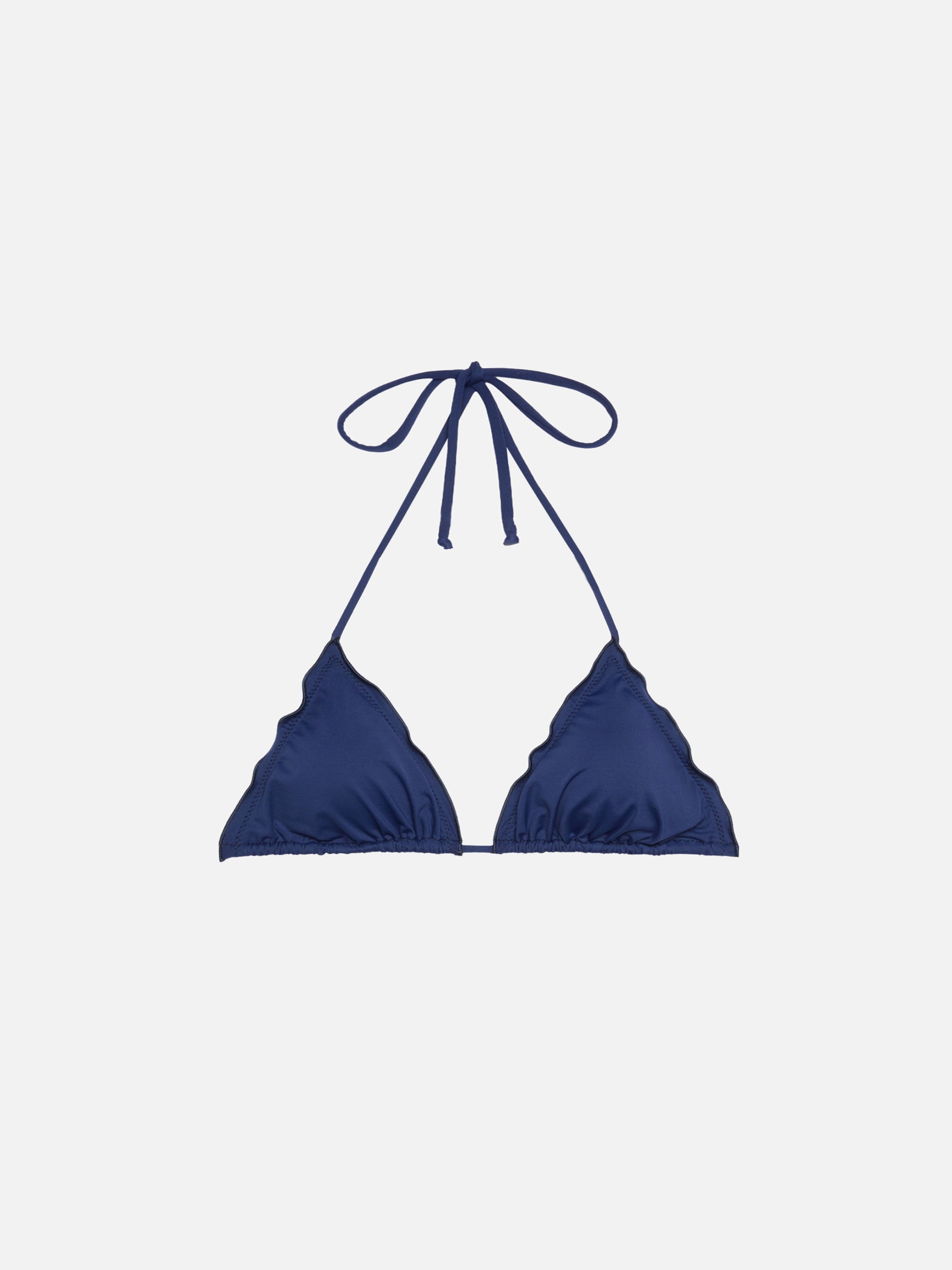 mc2-saint-barth-top-bikini-sagittarius-triangolo-classico-blu-navy image 1