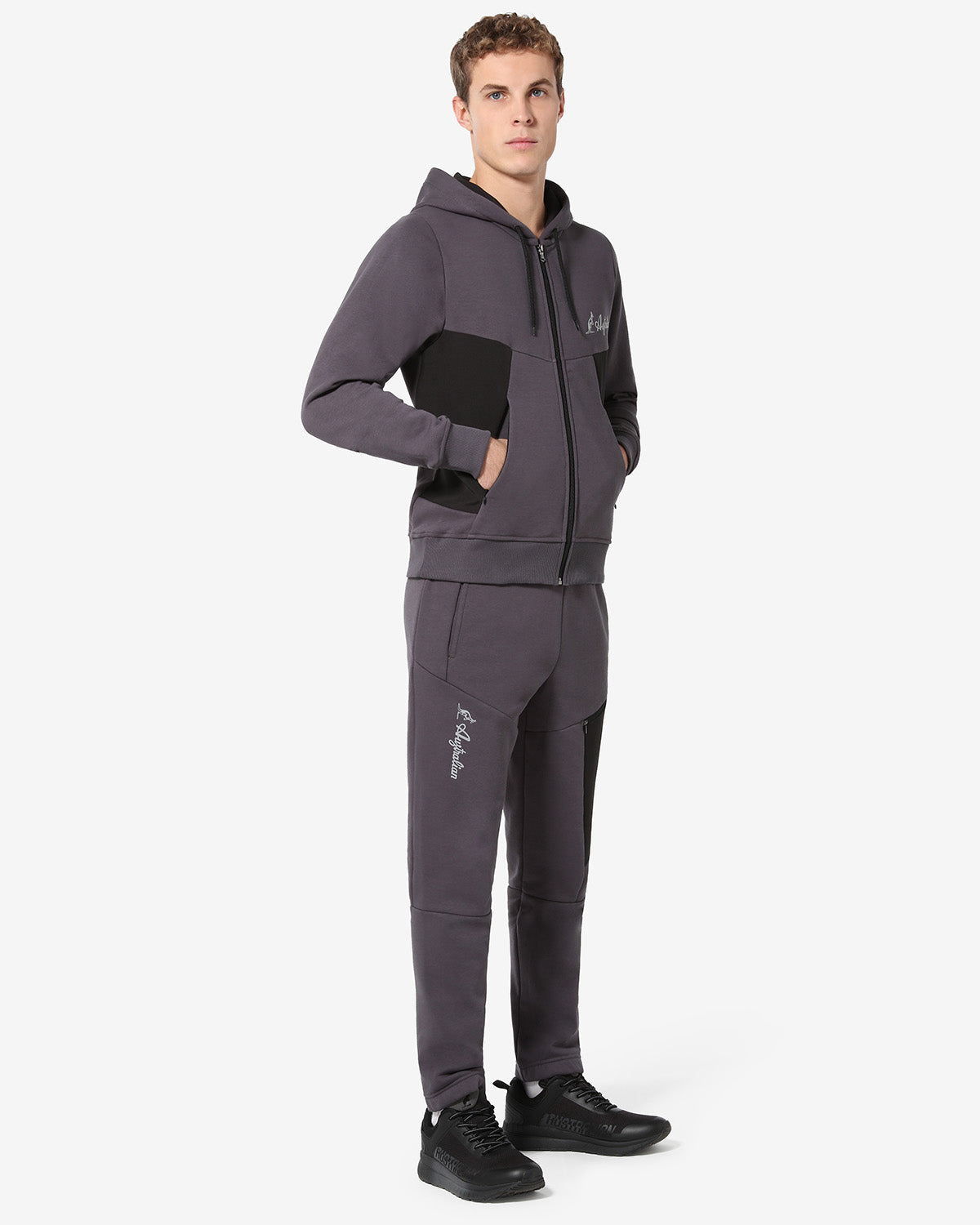 australian-tek-fleece-jacket-sportswear-giacca-felpa-con-cappuccio image 2
