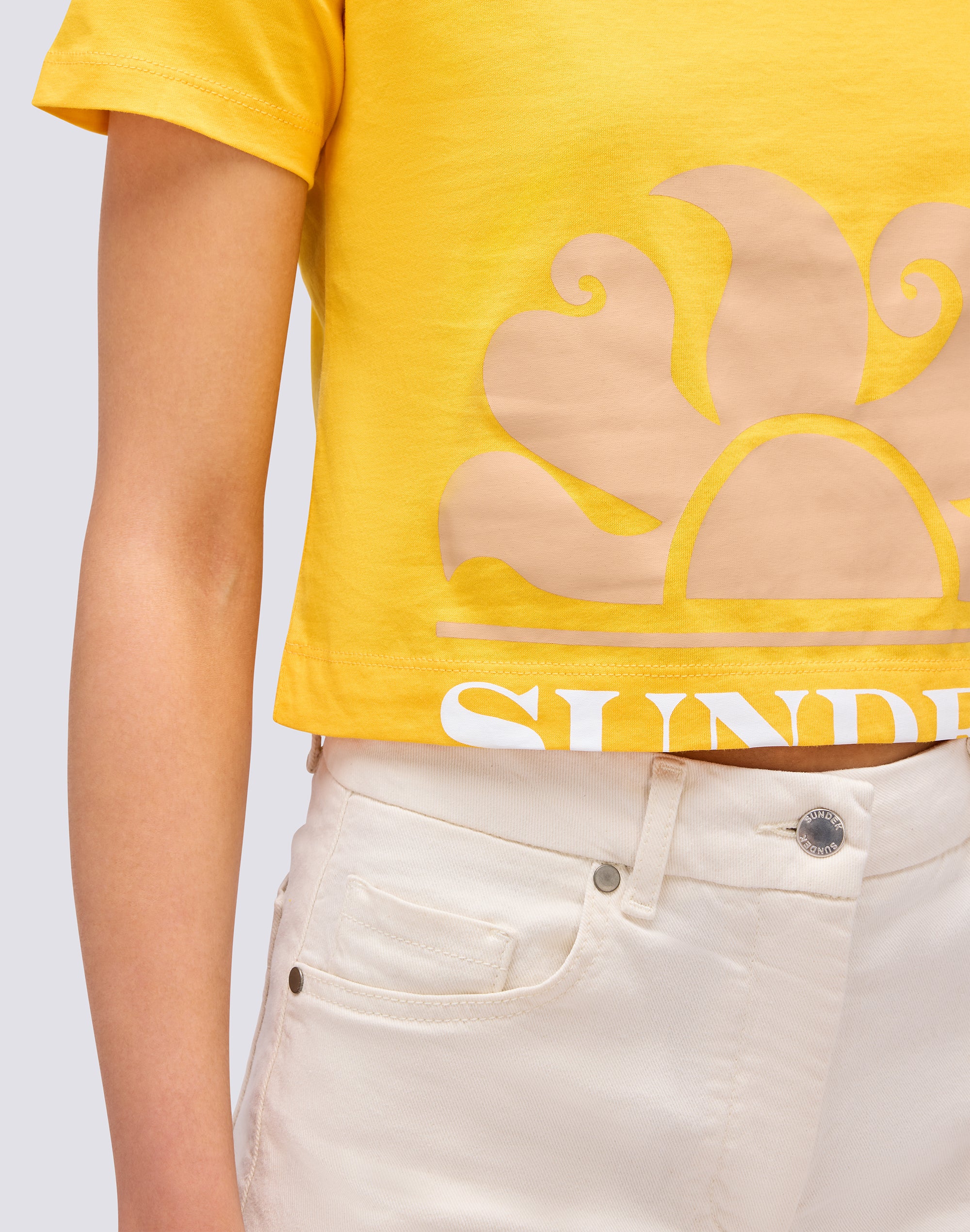 sundek-t-shirt-crop-donna image 2