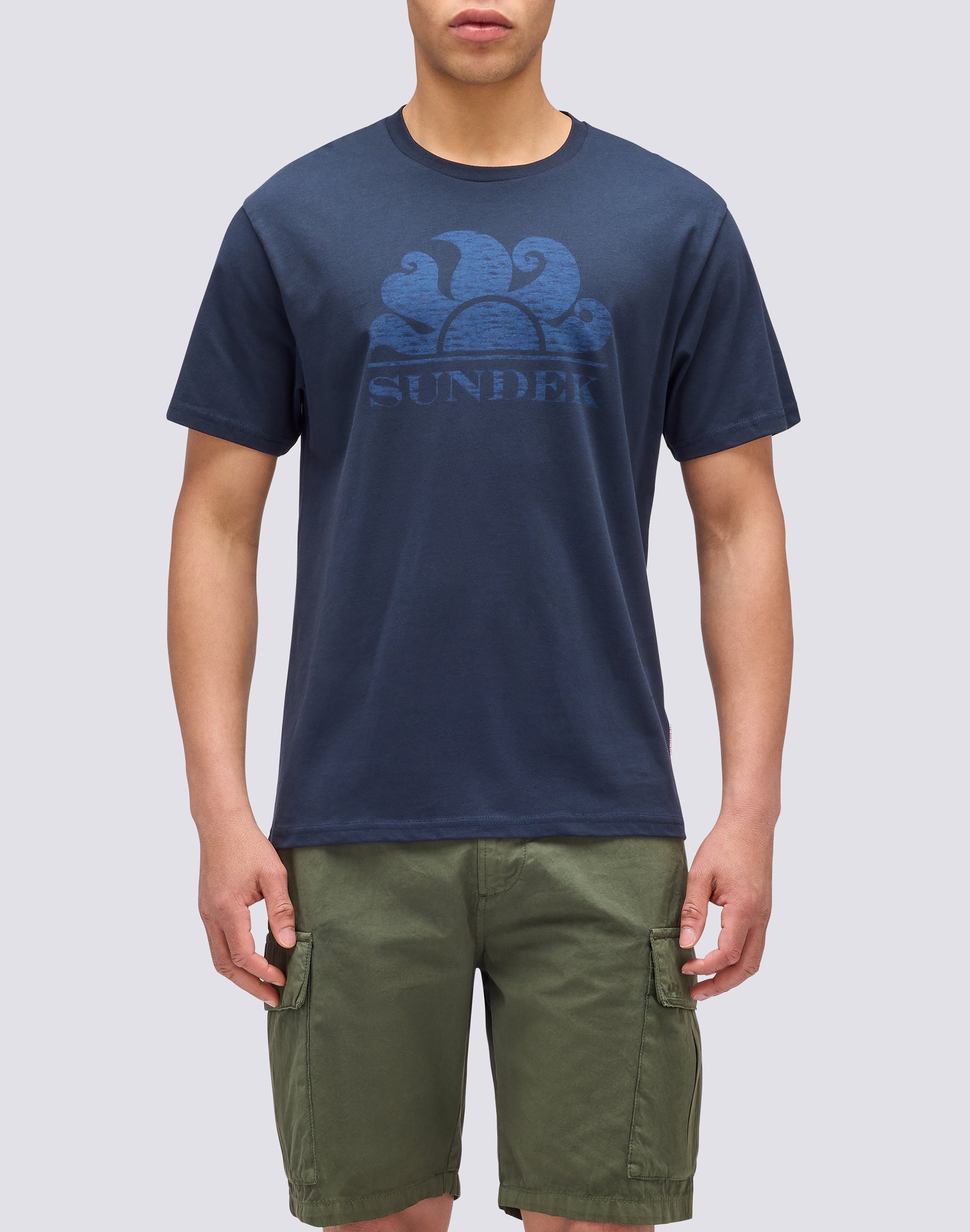 sundek-t-shirt-uomo-maniche-corte-con-maxi-logo image 1