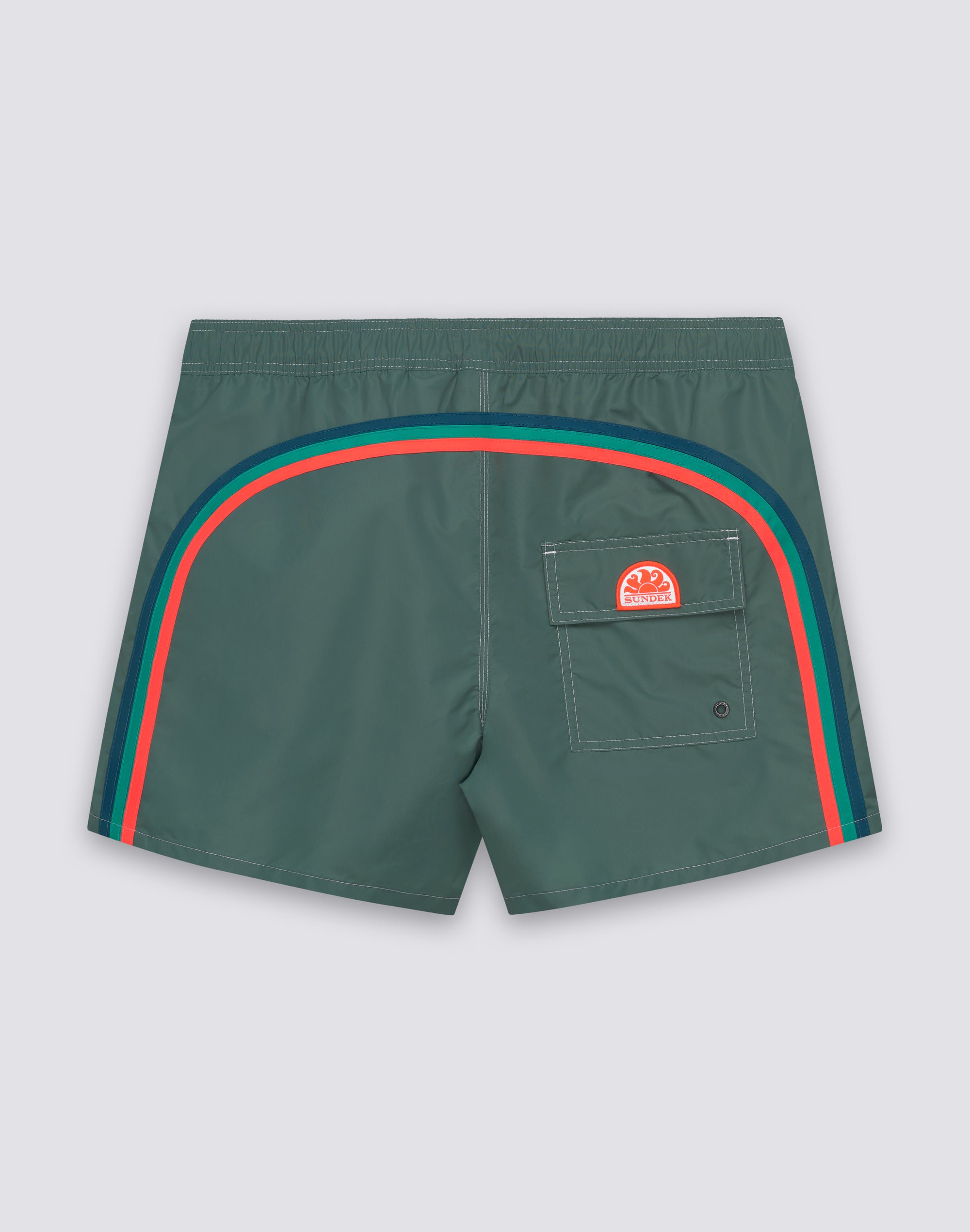 sundek-m911bdta100-costume-mare-uomo-corto-iconic-taffeta-vita-semi-elasticata image 1