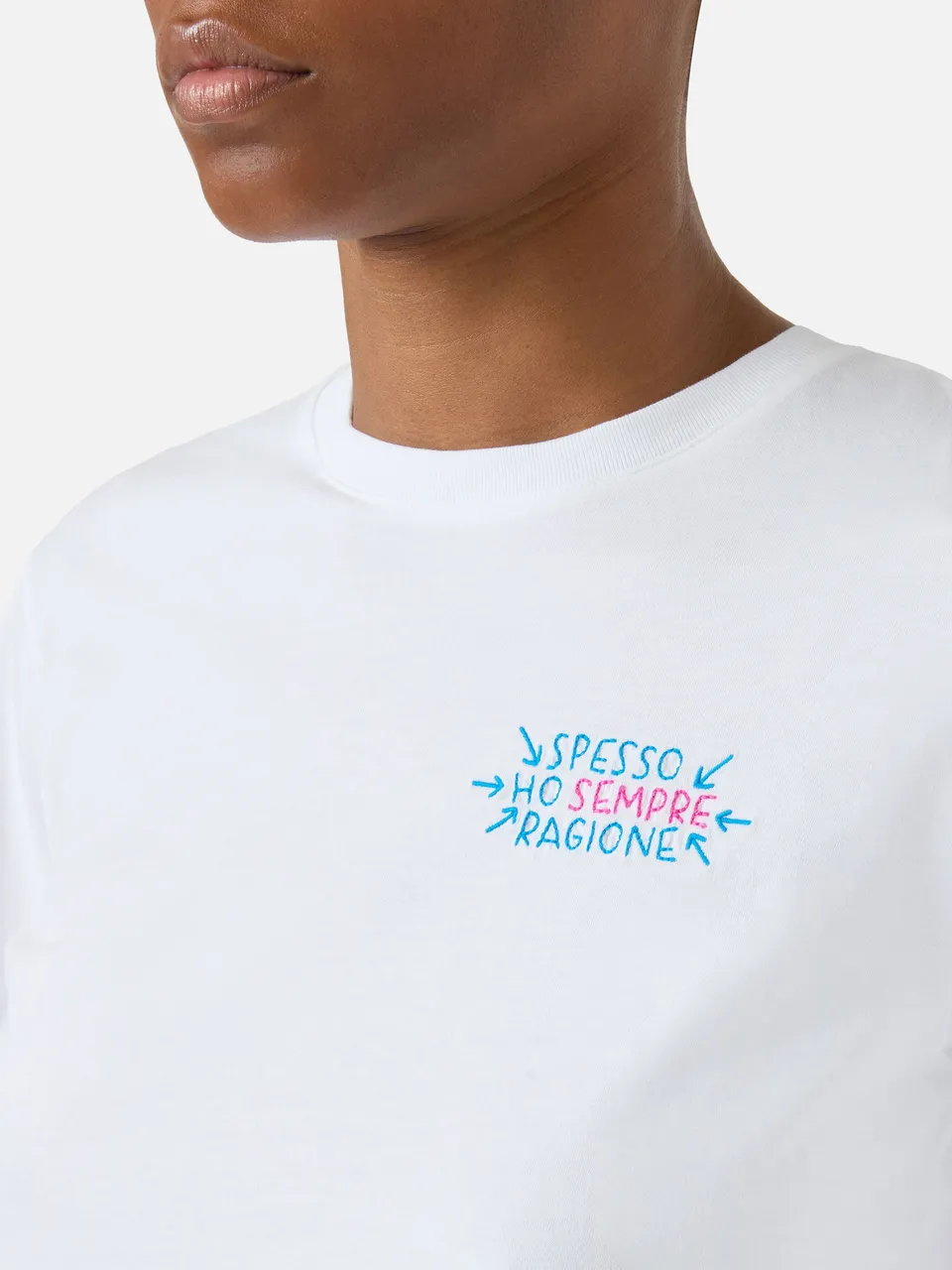 mc2-saint-barth-t-shirt-emilie-donna-bianca-special-edition-spesso-ho-sempre-rag image 1