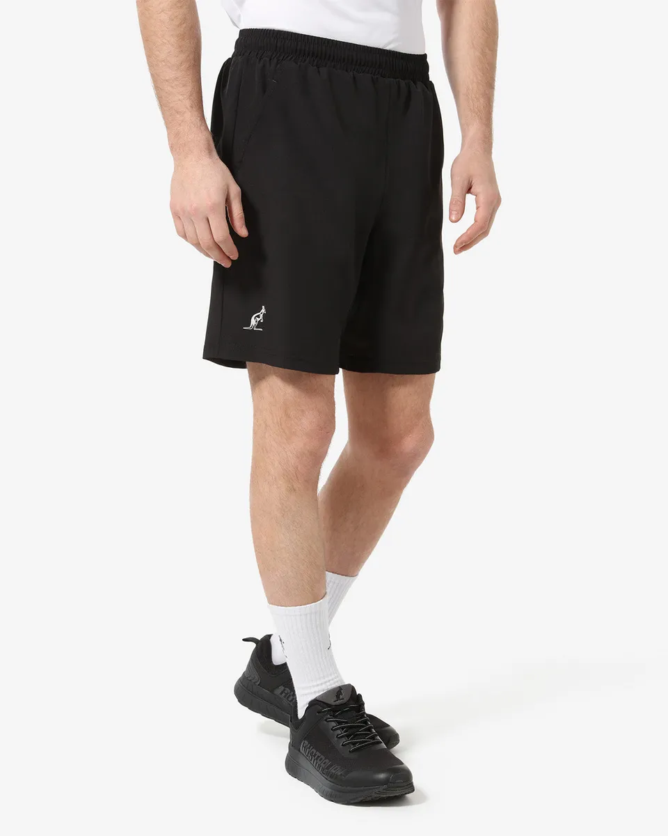 australian-match-short-tennis-in-tessuto-slam-nero image 1
