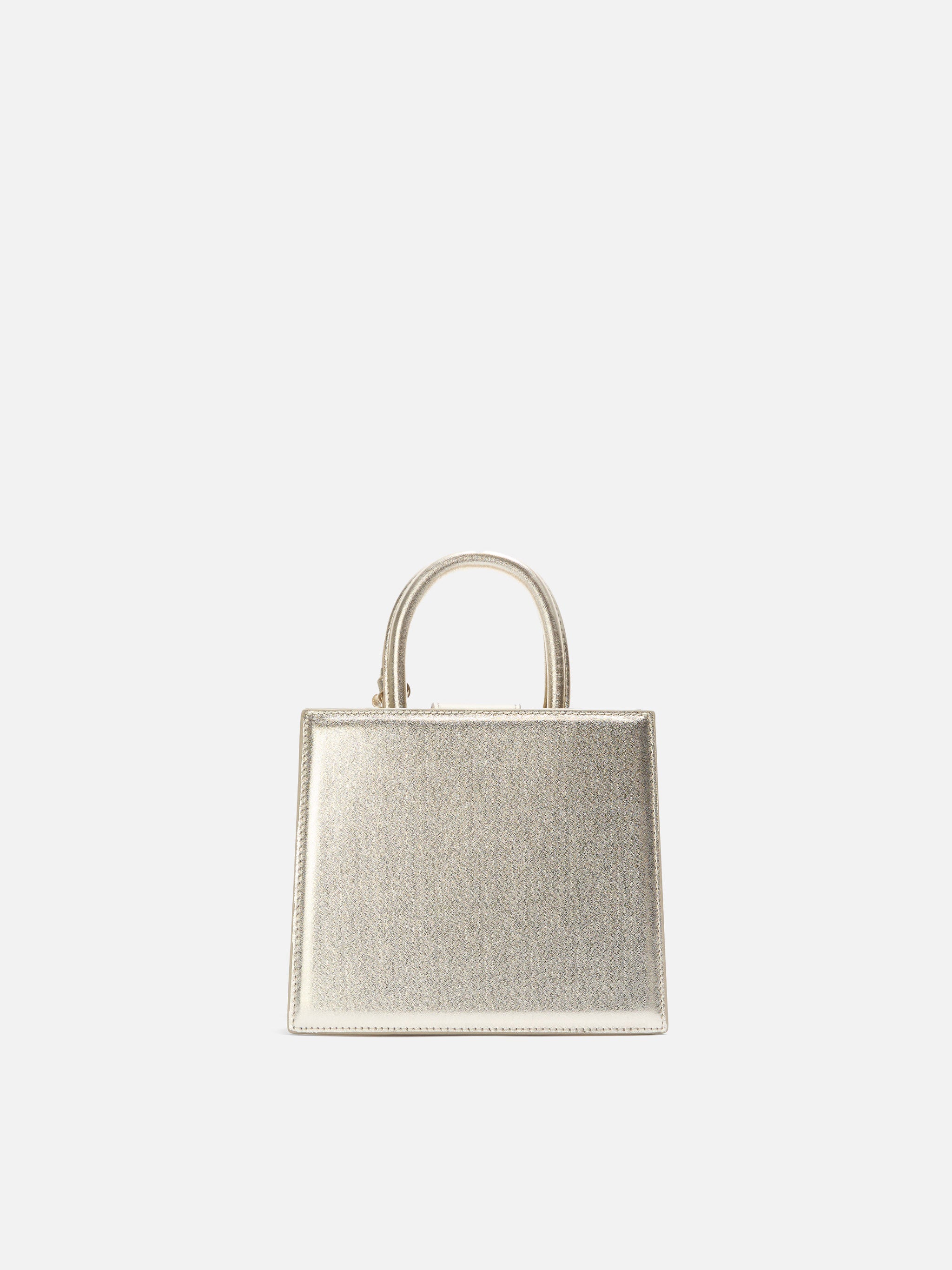 mc2-saint-barth-shop-mini-borsa-in-pelle-laminata-oro-con-targhetta-logo image 4