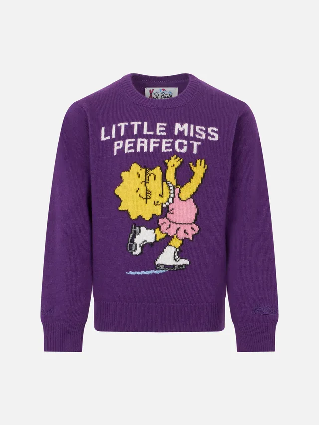 mc2-saint-barth-maglione-bambina-girocollo-lisa-simpson-viola-edizione-speciale- image 1