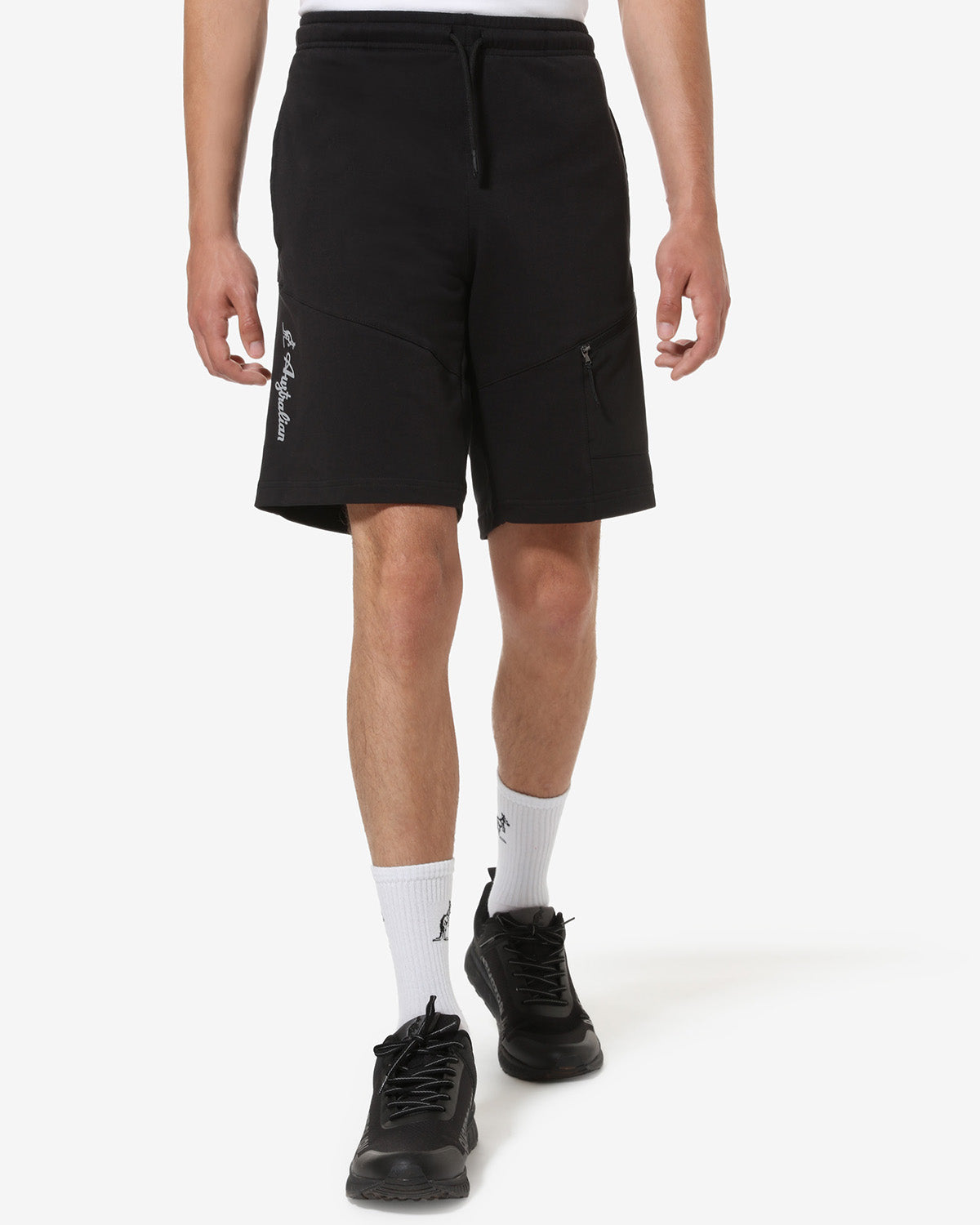 australian-gen-short-sportswear-short-in-felpa-nero image 1